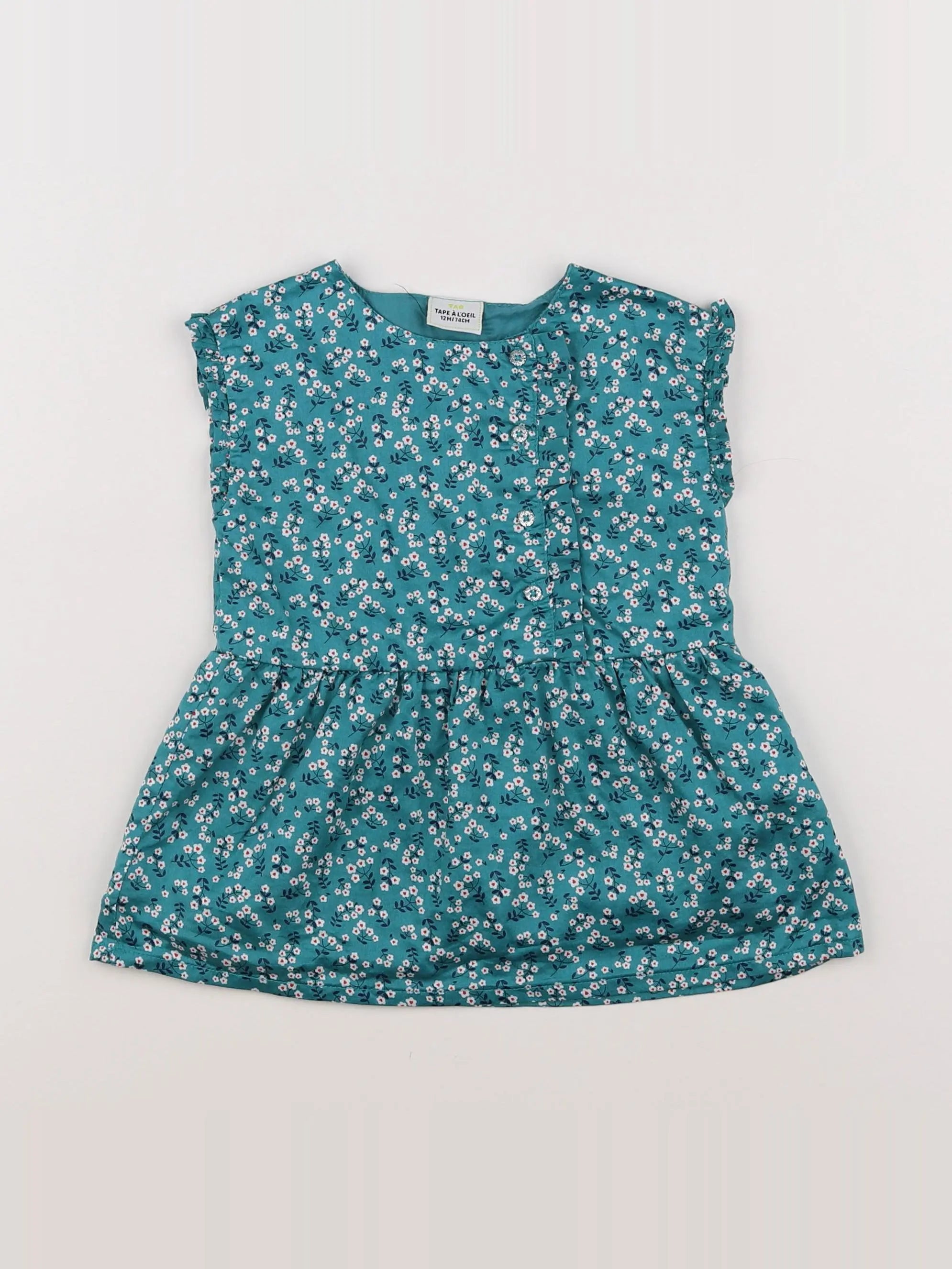 Tape à l'oeil - robe multicolore - 12 mois