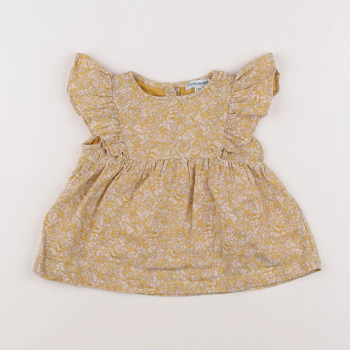 Vertbaudet - robe jaune - 18 mois