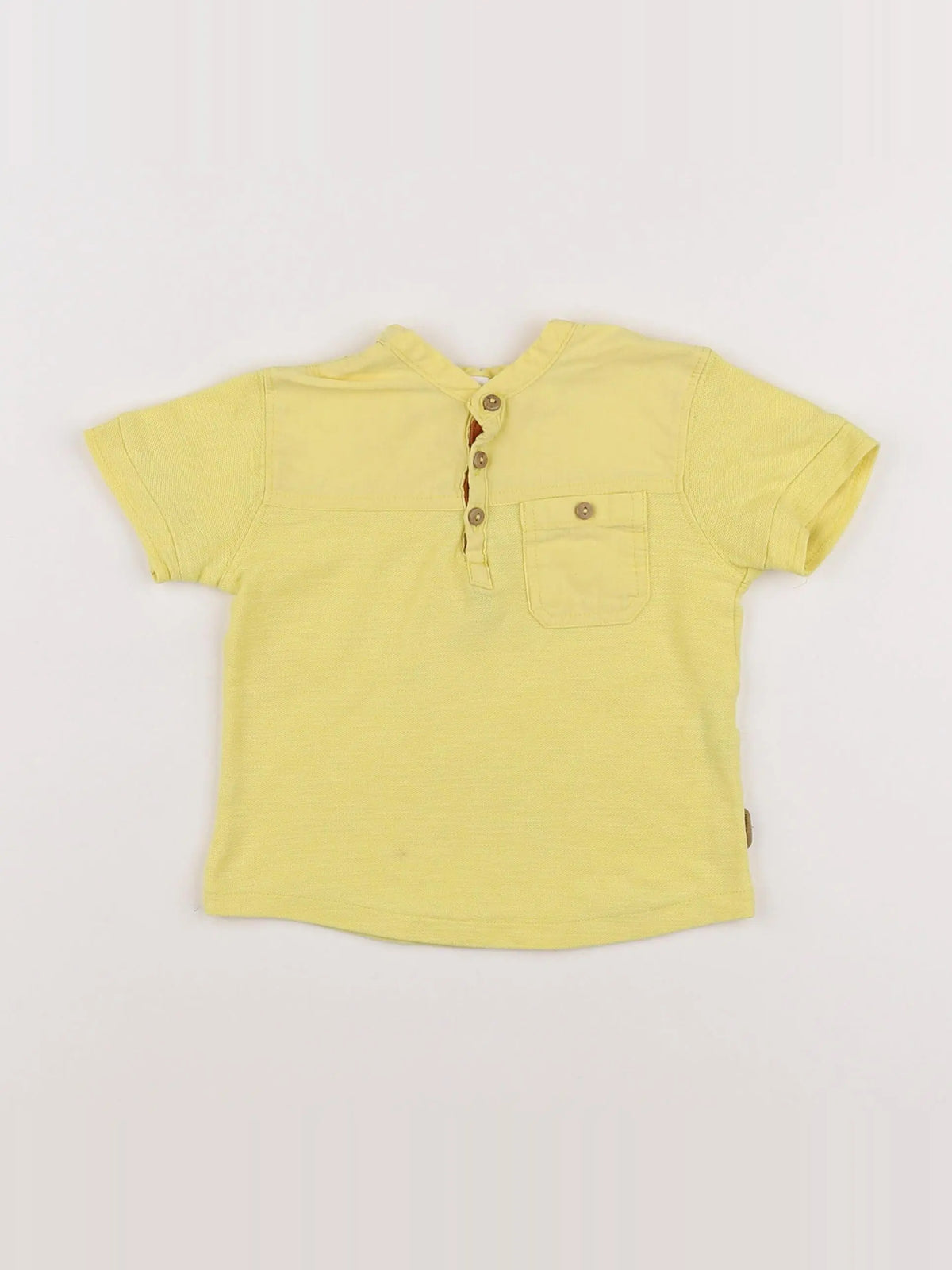 Zara - polo jaune - 9/12 mois