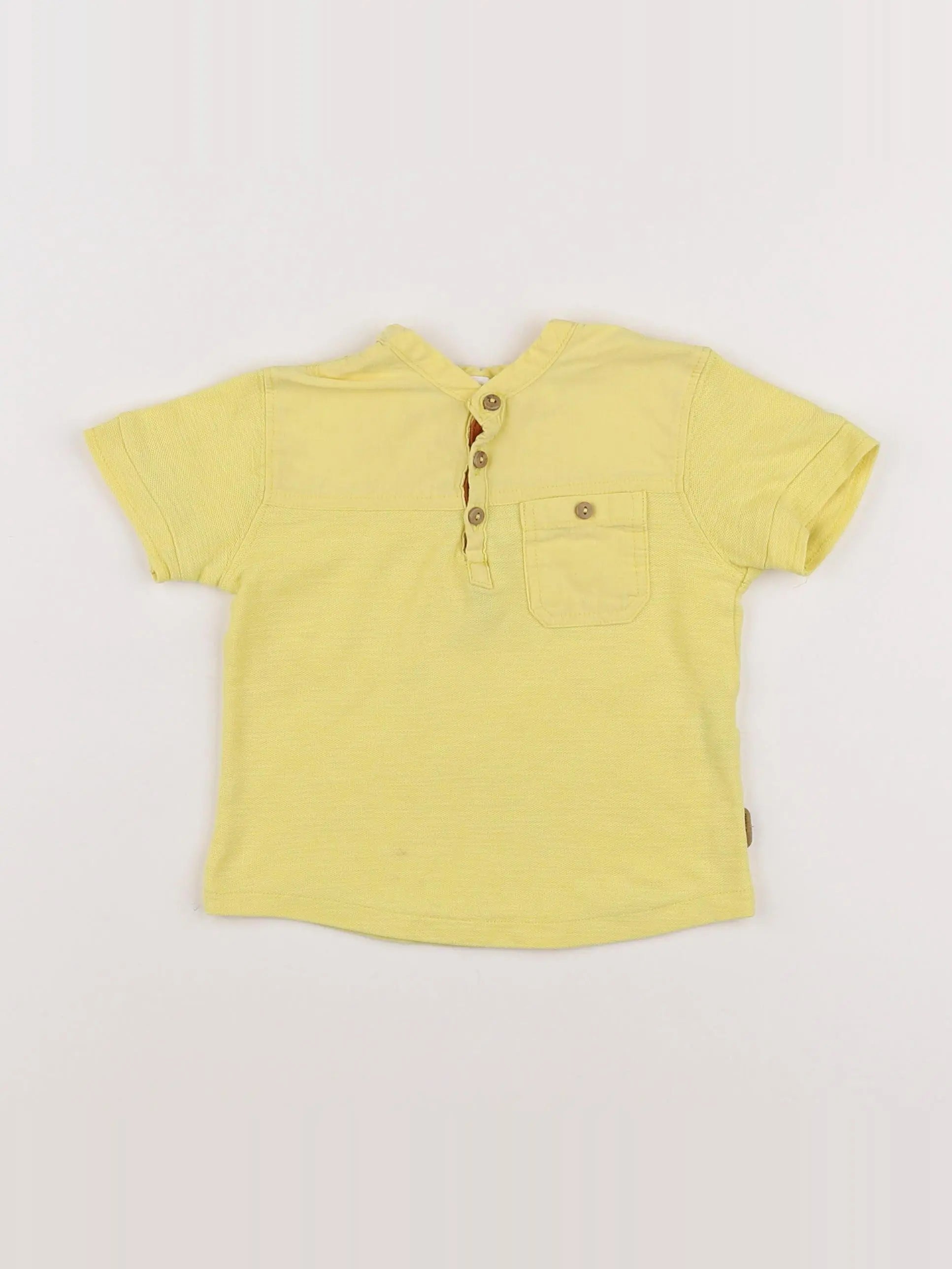 Zara - polo jaune - 9/12 mois