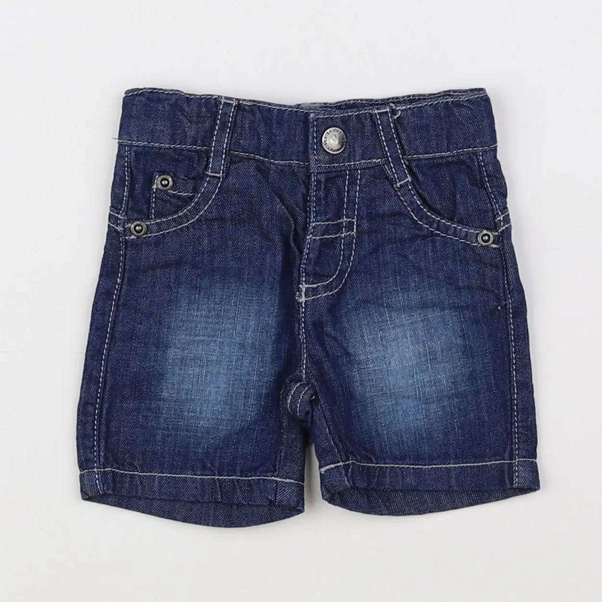 Vertbaudet - short bleu - 3 mois