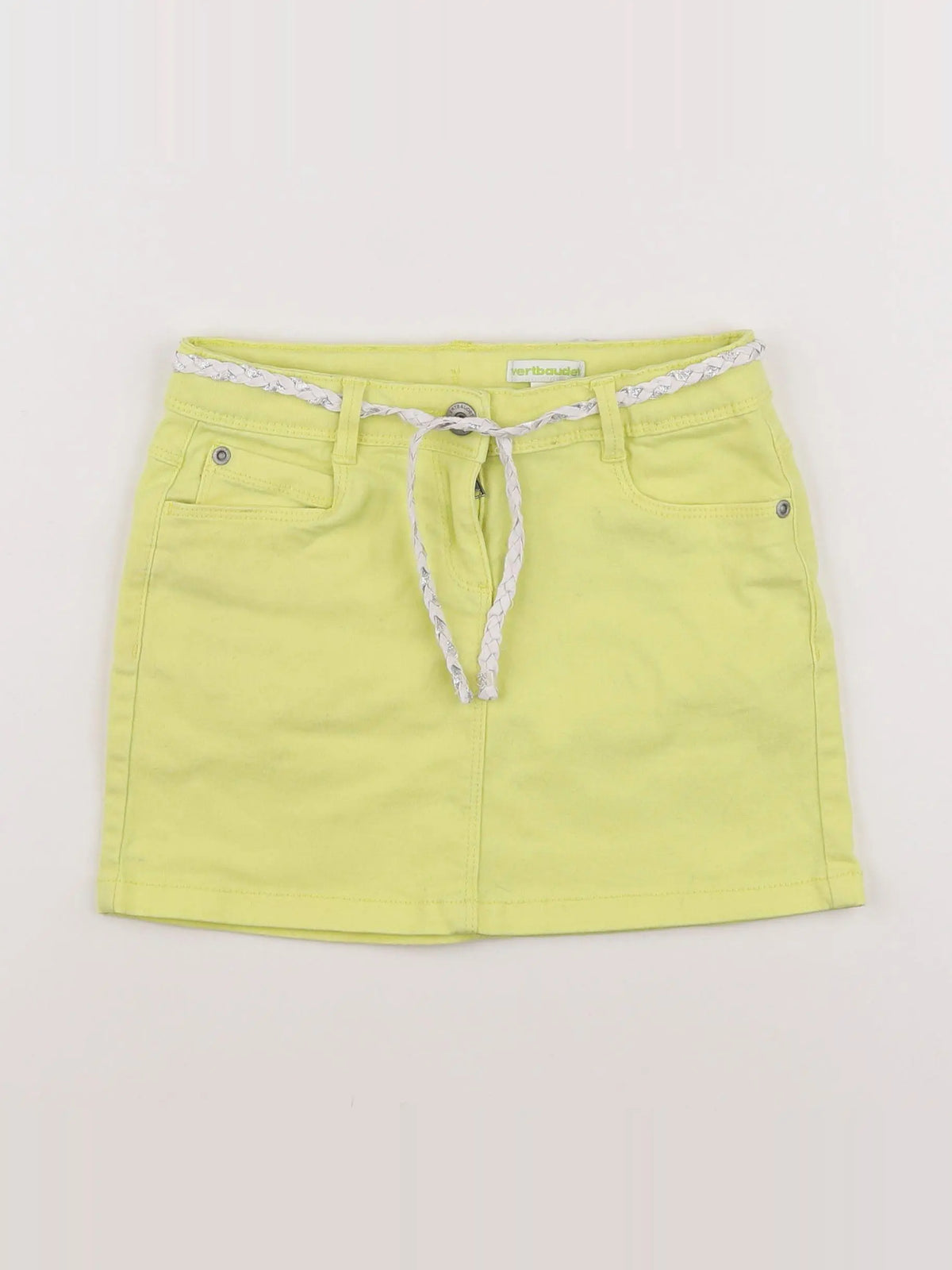 Vertbaudet - jupe jaune - 8 ans