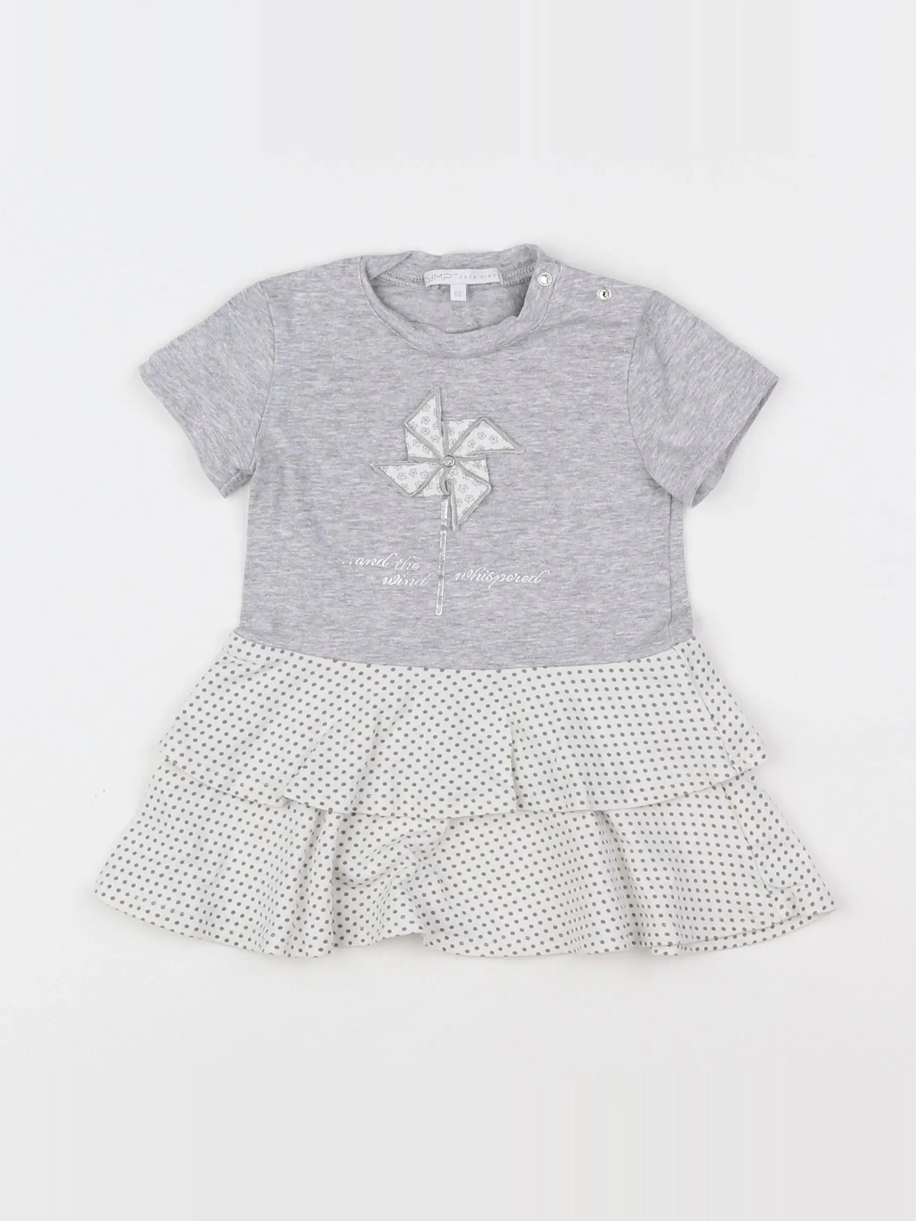 Gymp - robe gris - 6 mois