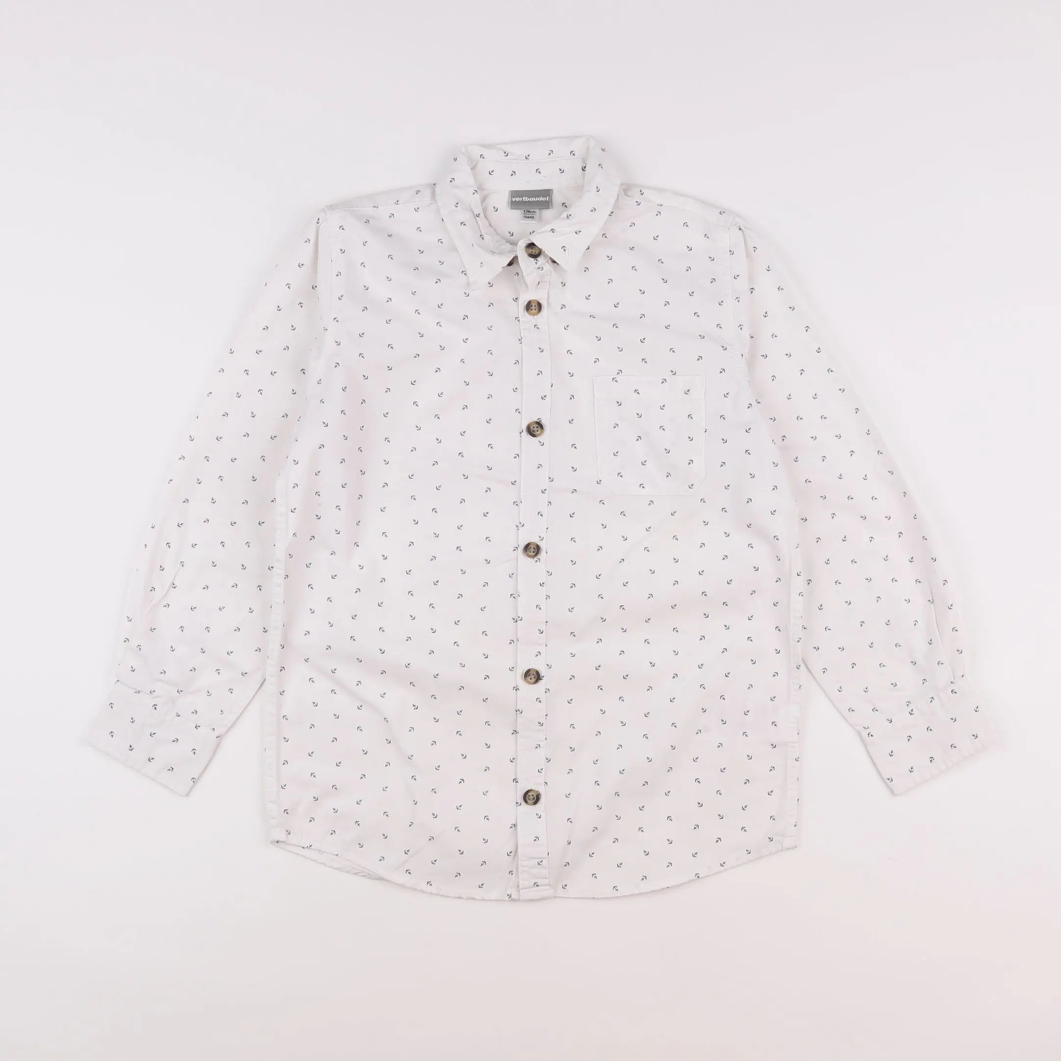 Vertbaudet - chemise blanc - 10 ans