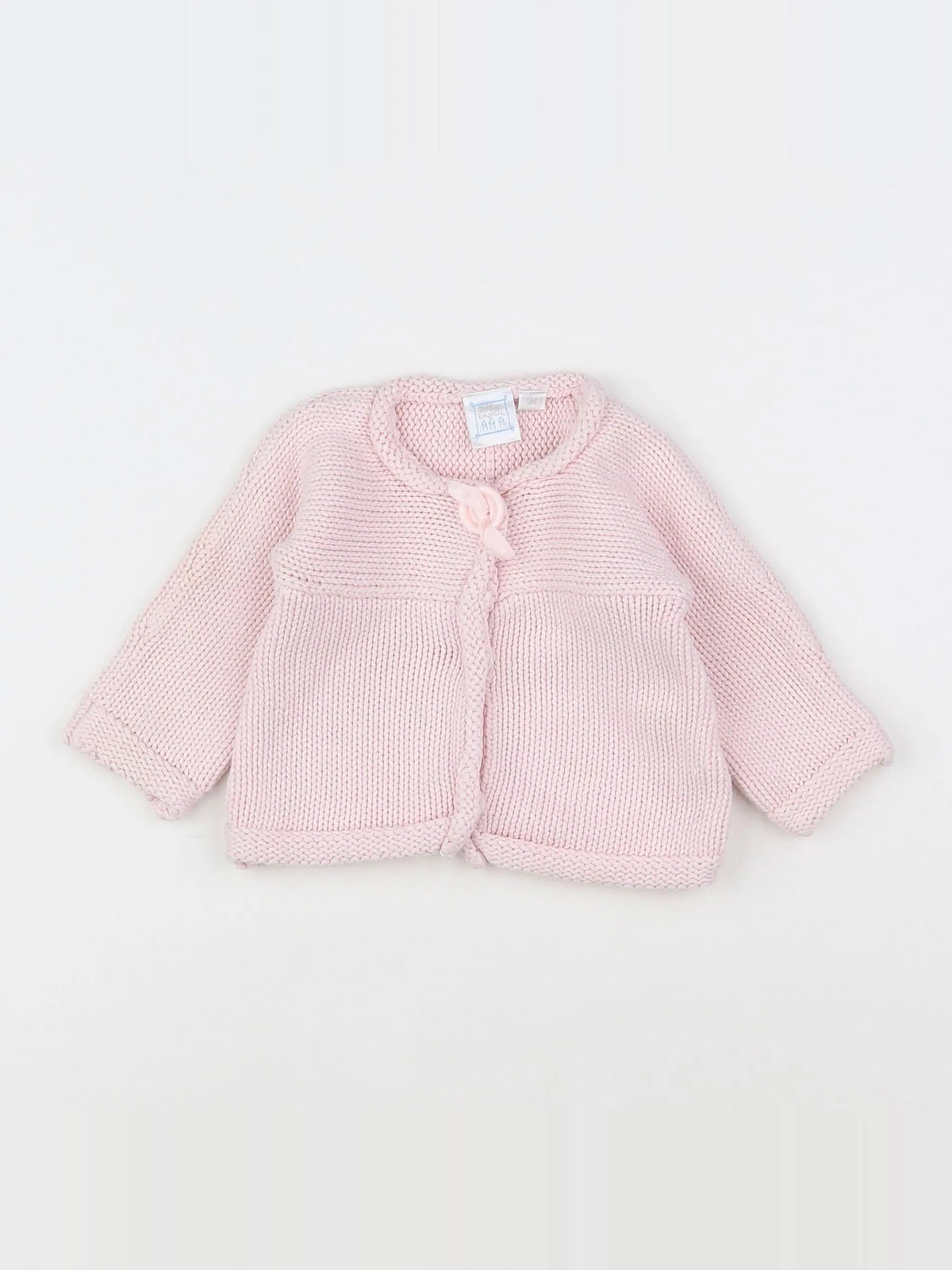 Cadet Rousselle - gilet rose - 3 mois