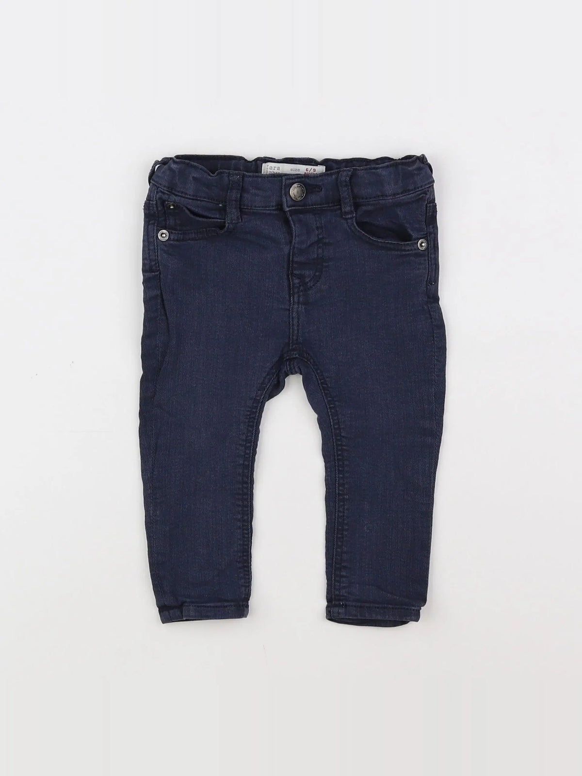 Zara - pantalon bleu - 6/9 mois