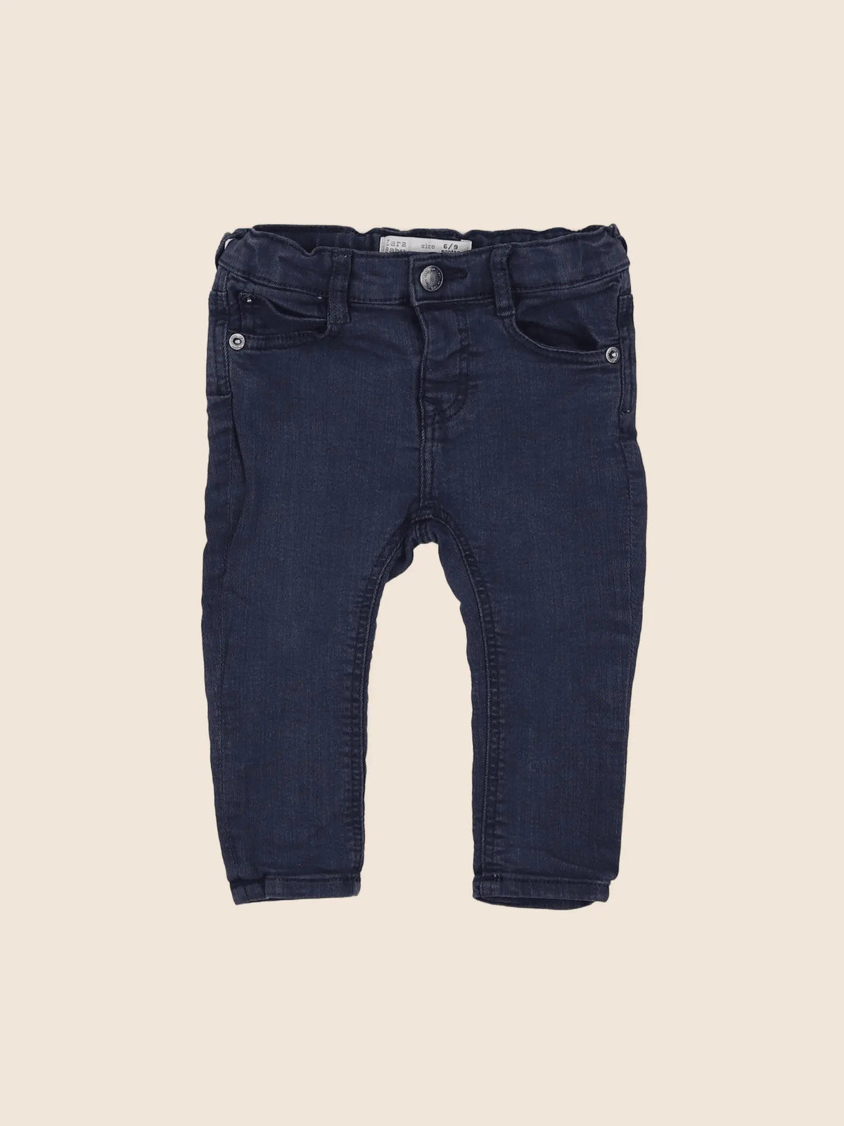 Zara - pantalon bleu - 6/9 mois