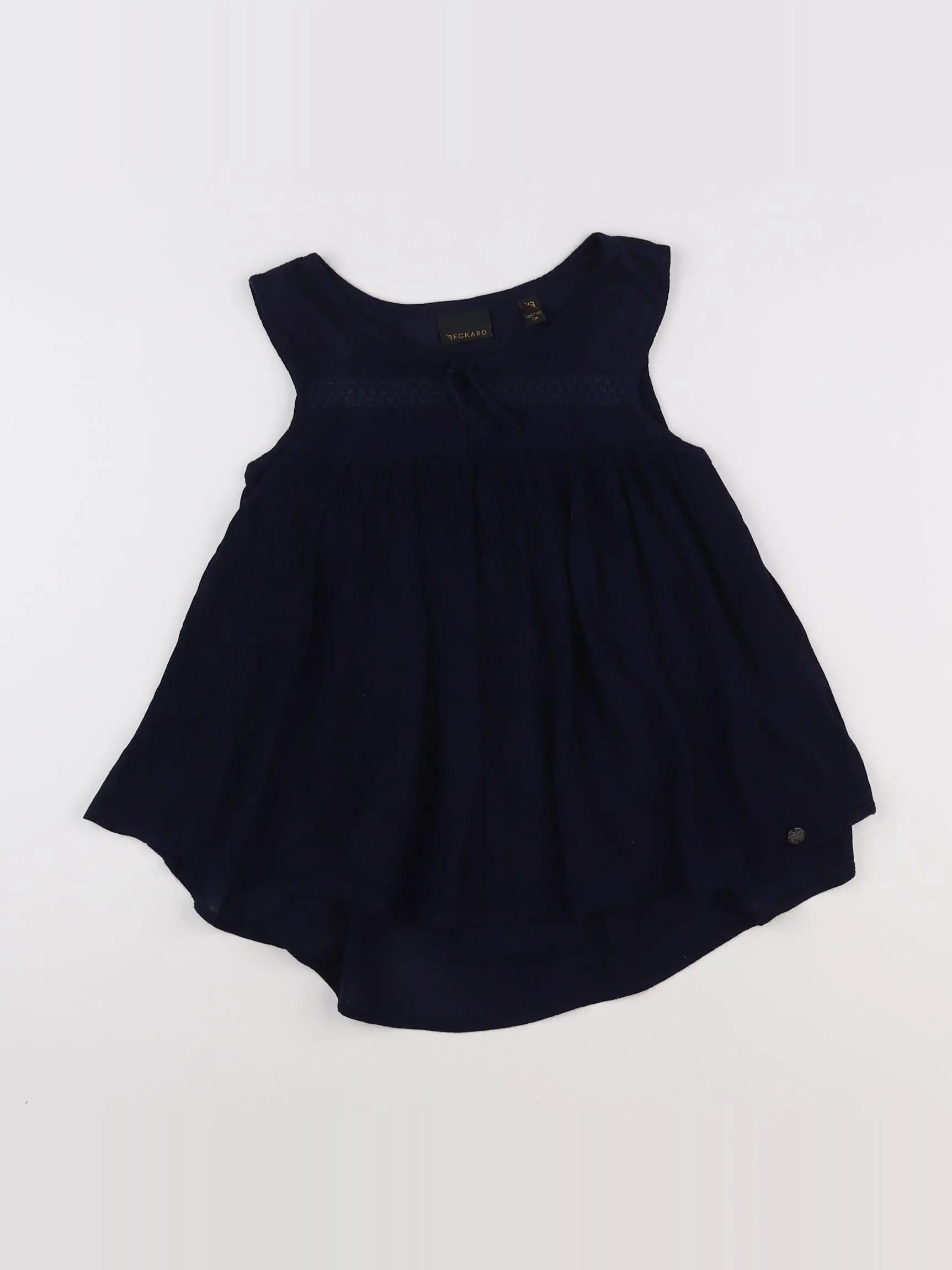 Beckaro - blouse bleu - 10 ans