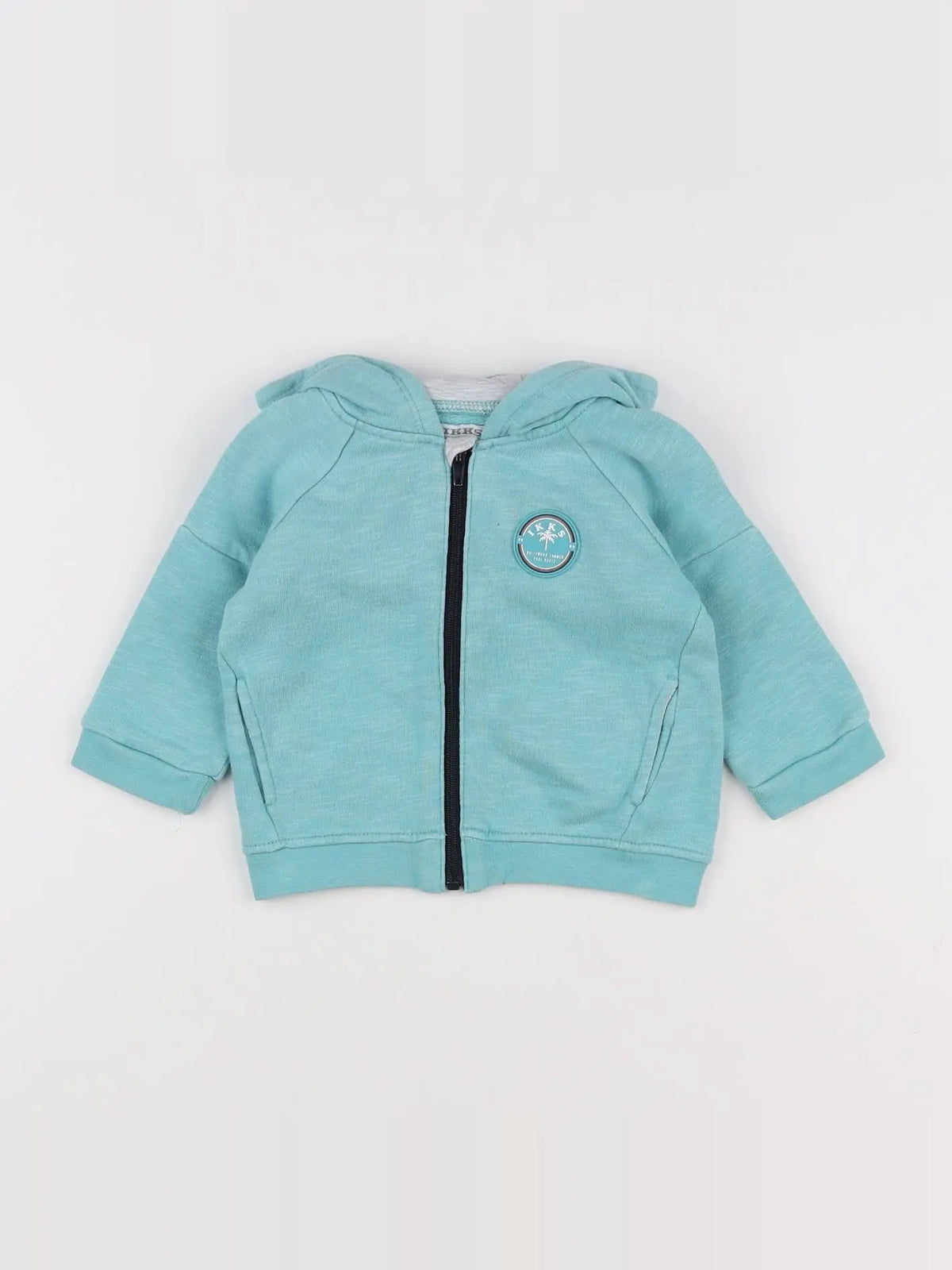 IKKS - sweat bleu - 6 mois