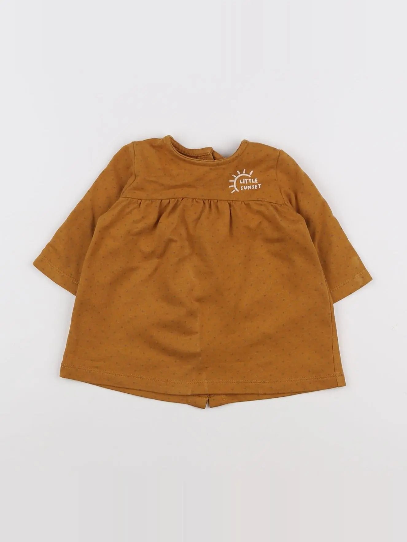 Vertbaudet - robe marron - 3 mois