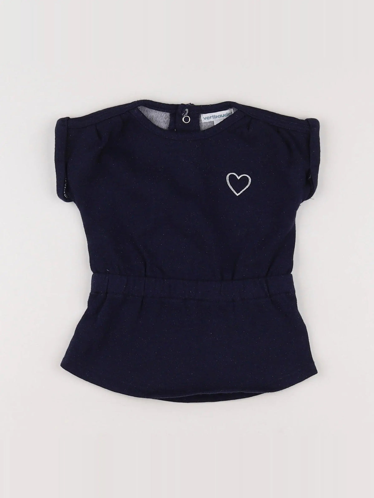 Vertbaudet - robe bleu - 9 mois