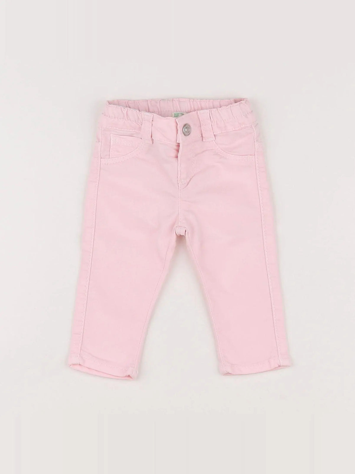 Benetton - jean rose - 3/6 mois