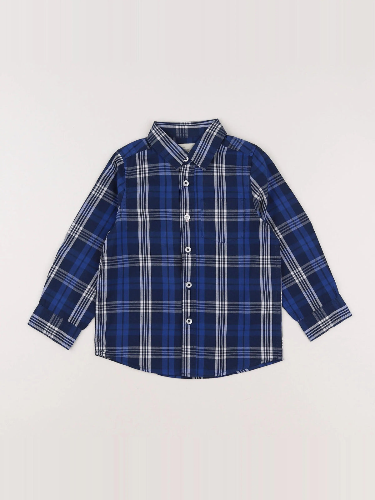Zippy - chemise blanc, bleu - 3/4 ans