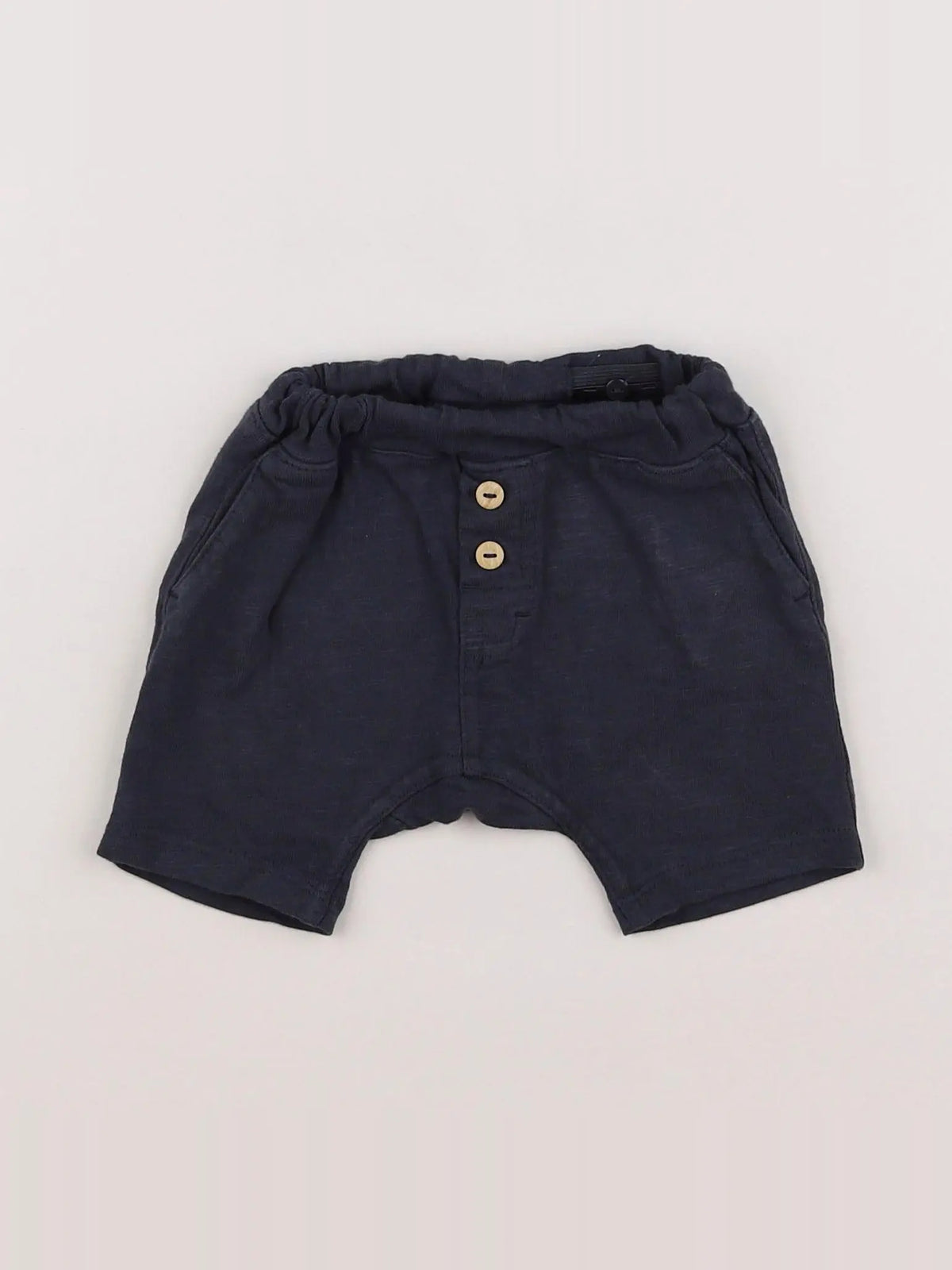 H&M - short bleu - 3 mois