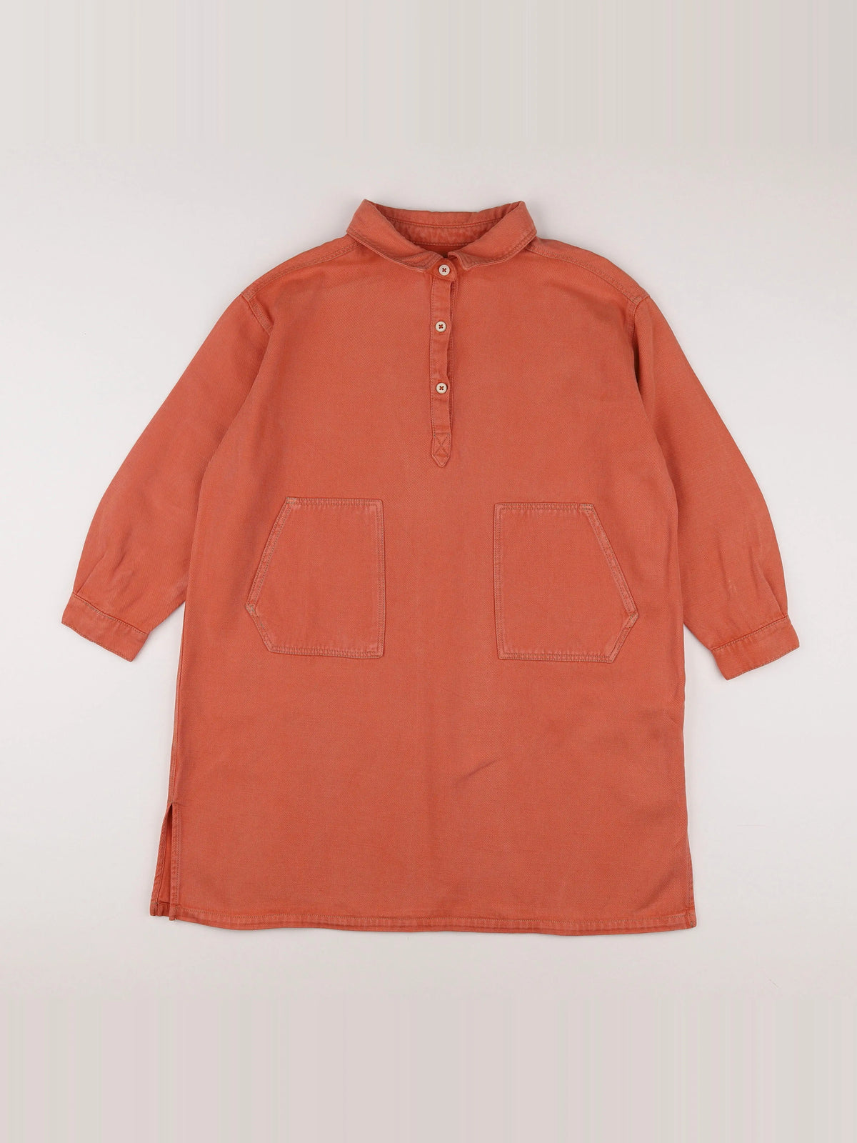 Zara - robe orange - 10 ans