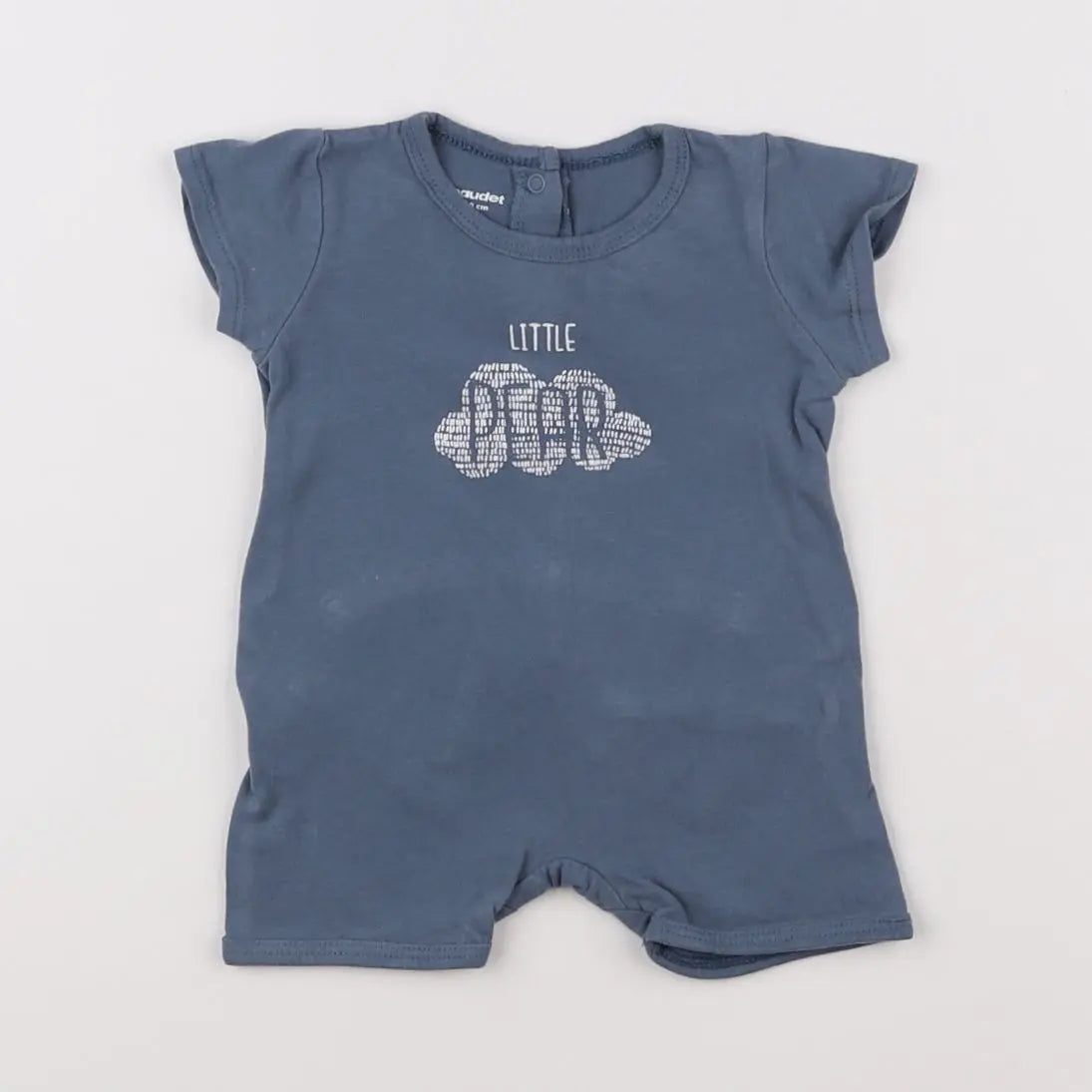Vertbaudet - pyjama coton bleu - 3 mois