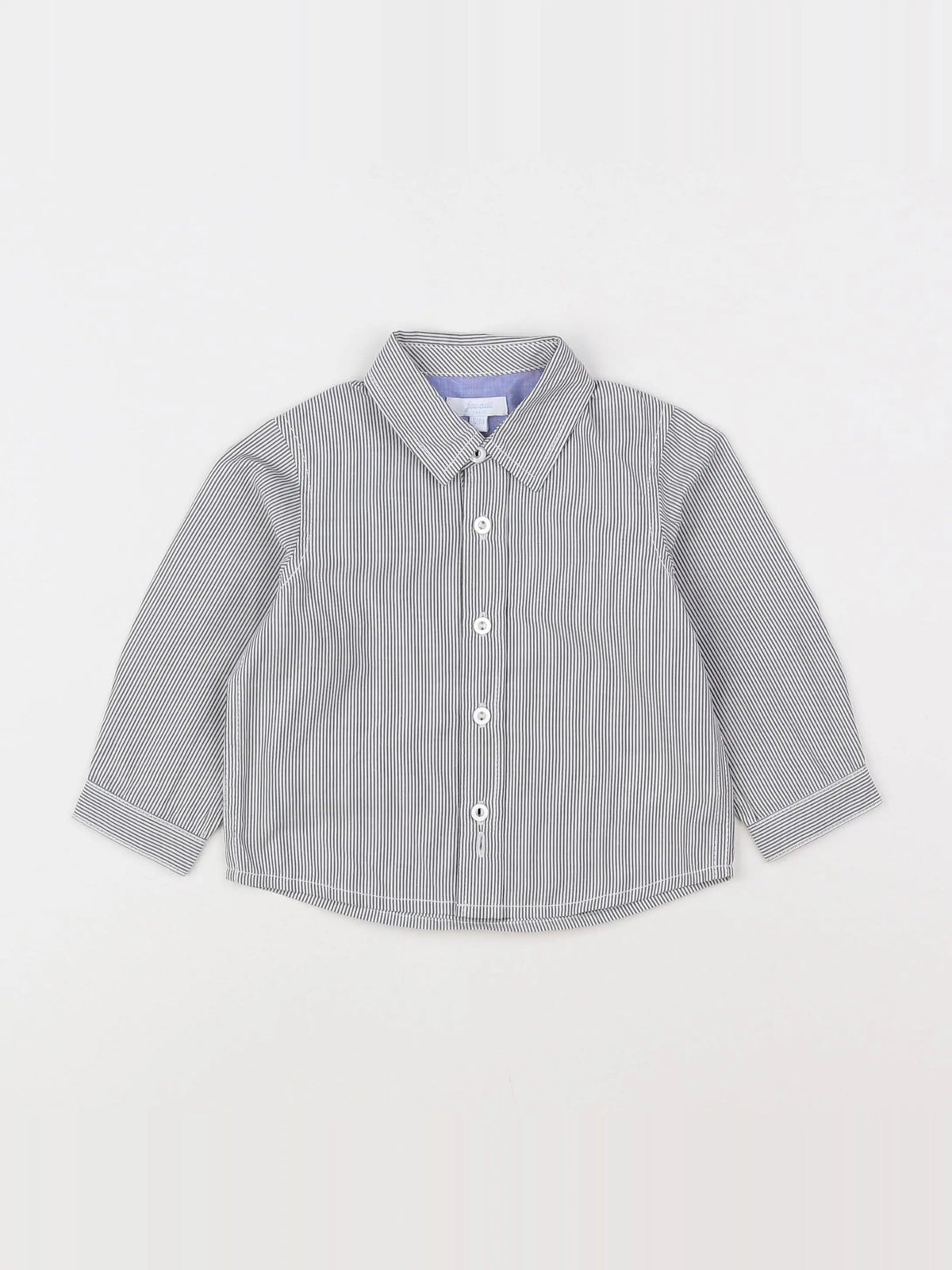 Jacadi - chemise bleu, blanc - 12 mois
