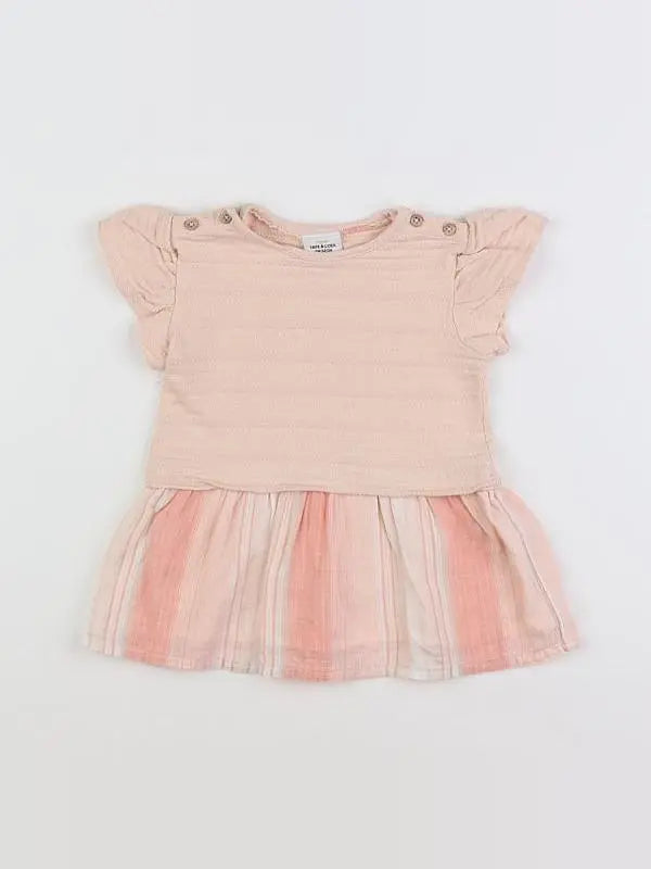 Tape à l'oeil - robe rose - 6 mois