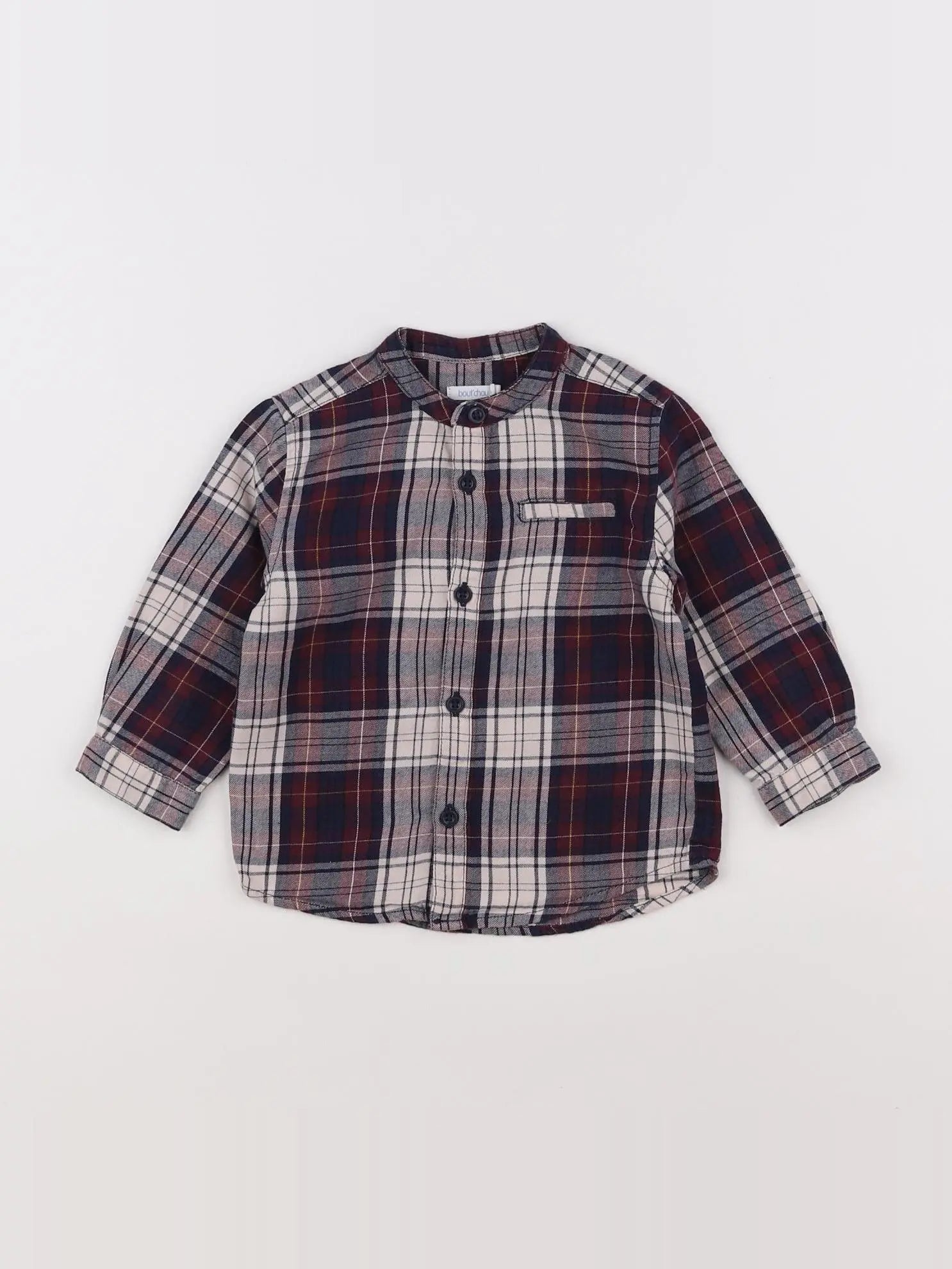 Boutchou - chemise multicolore - 12 mois