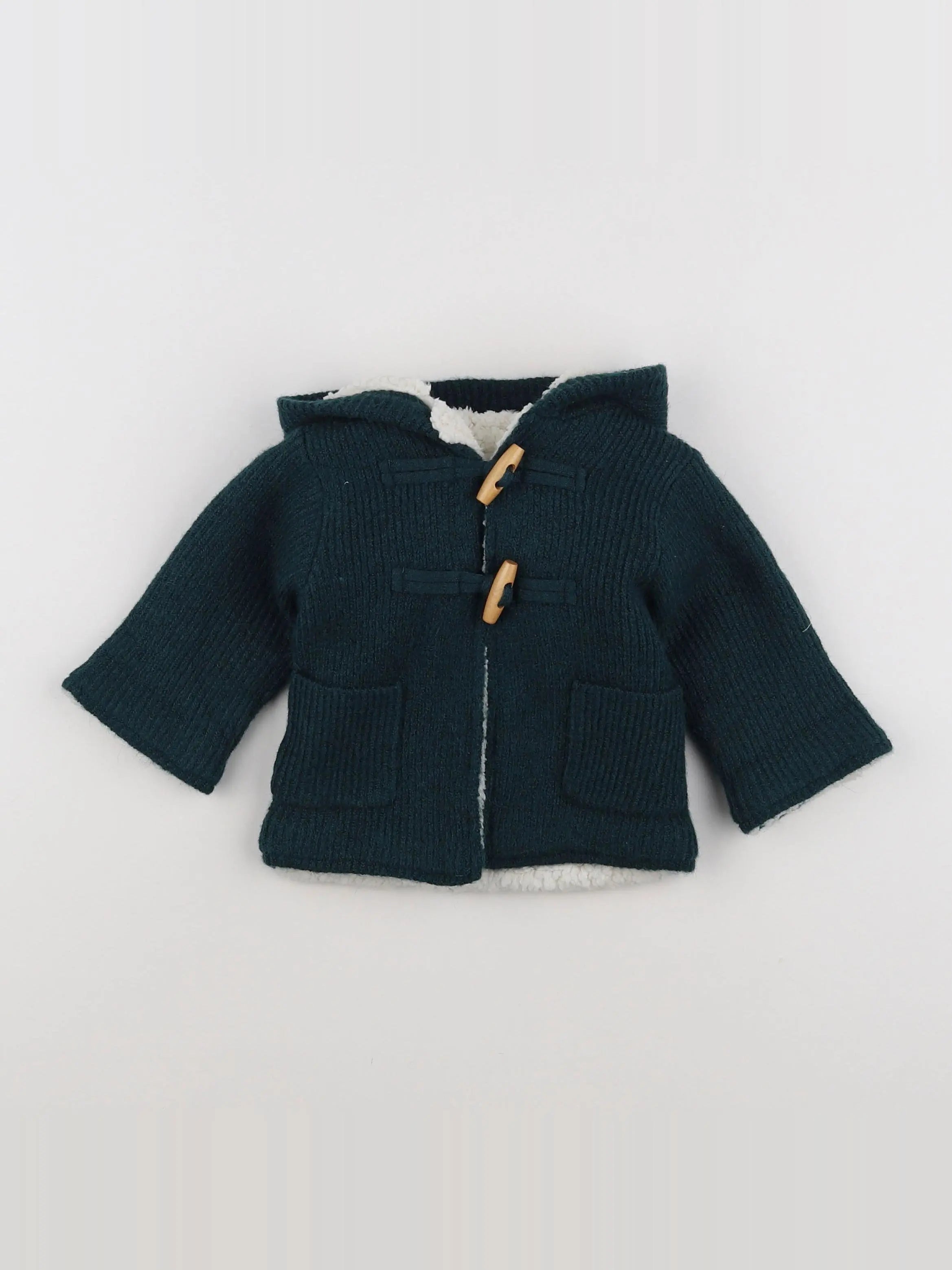 La Redoute - veste doublé vert - 3 mois