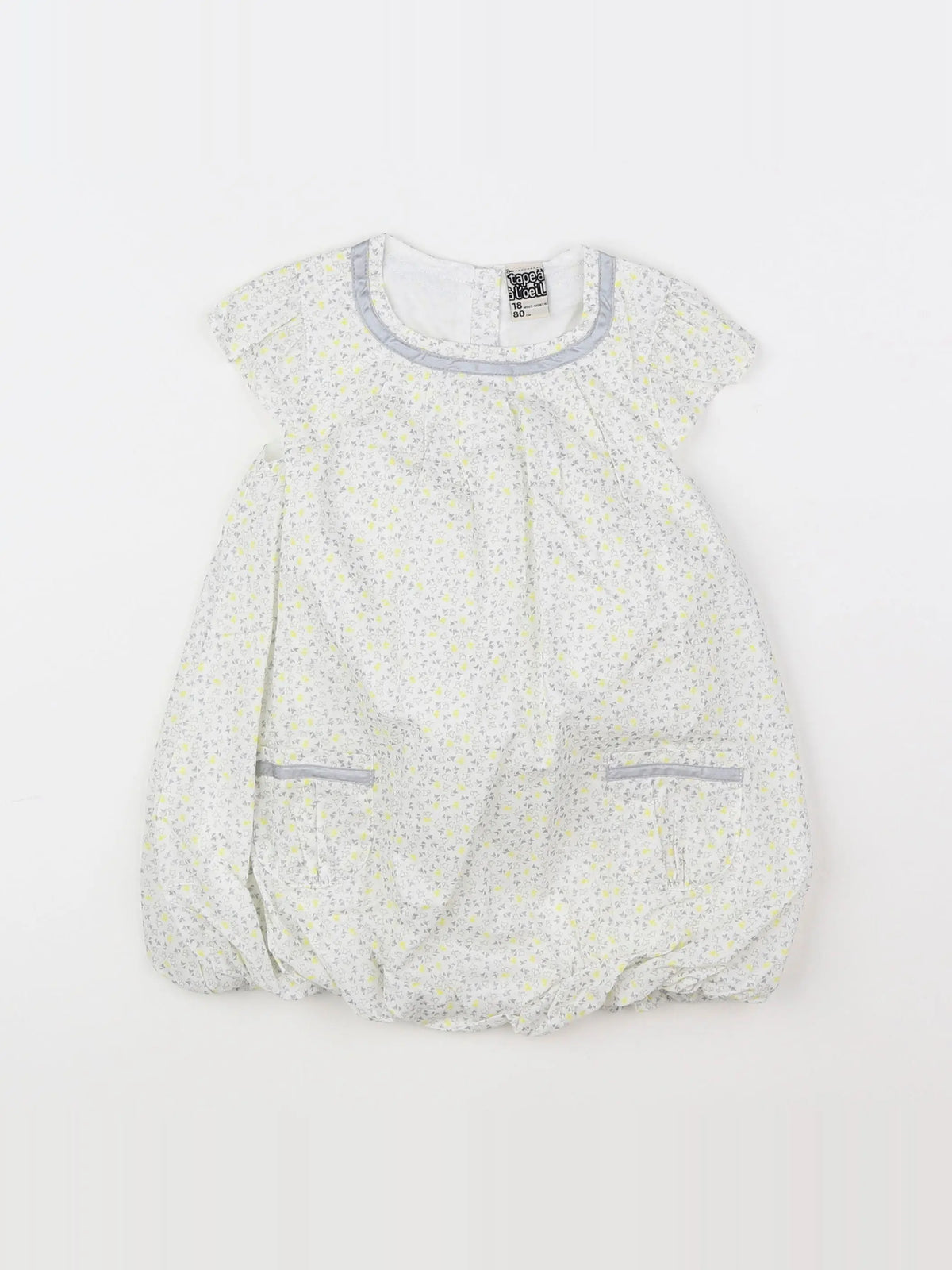 Tape à l'oeil - robe blanc - 18 mois