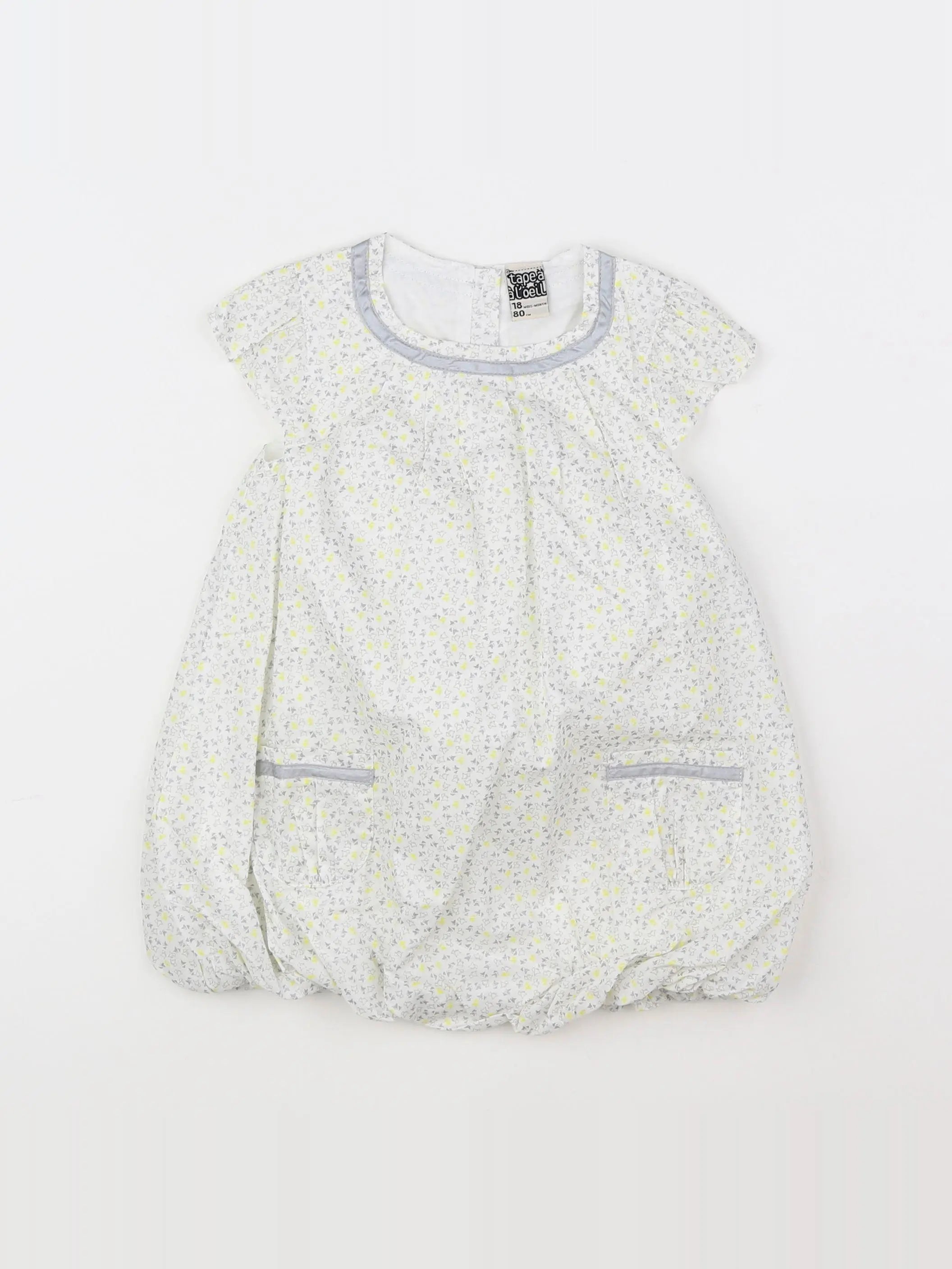 Tape à l'oeil - robe blanc - 18 mois