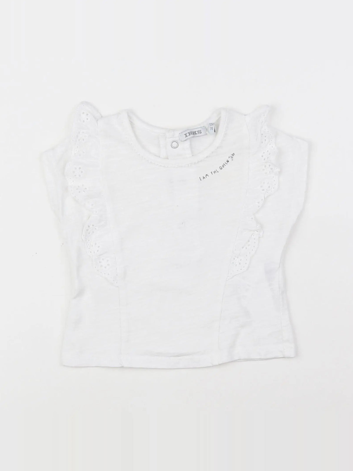 IKKS - tee-shirt blanc - 12 mois