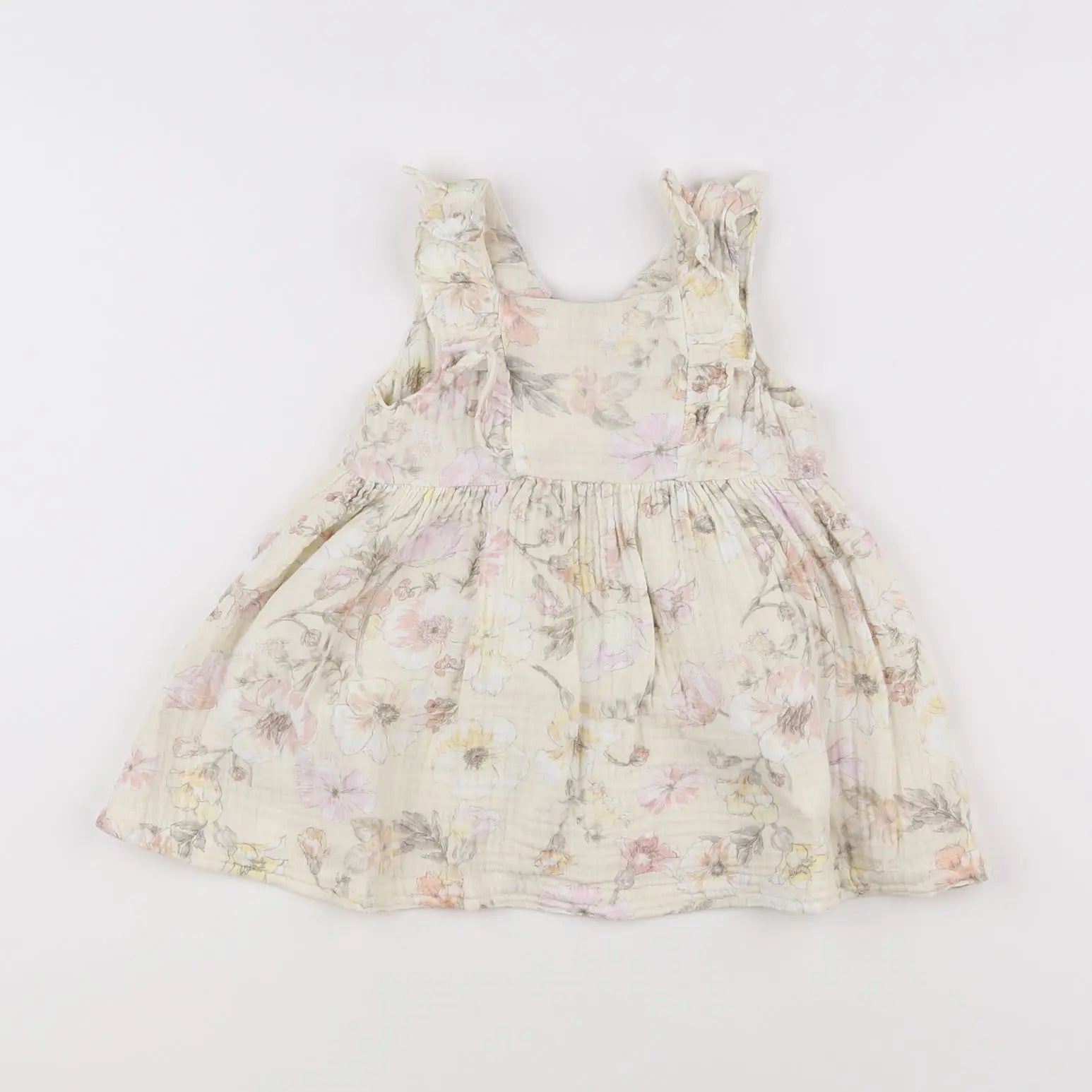 Vertbaudet - robe jaune - 12 mois