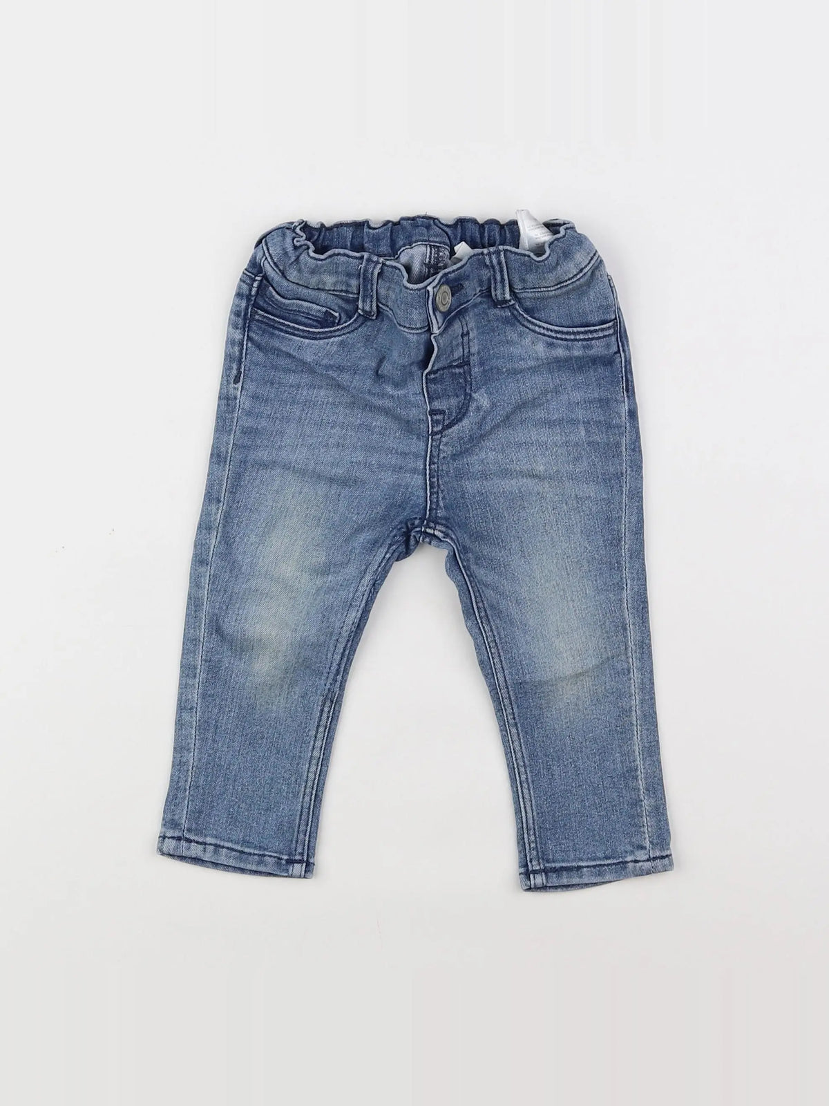 H&M - jean bleu - 6/9 mois