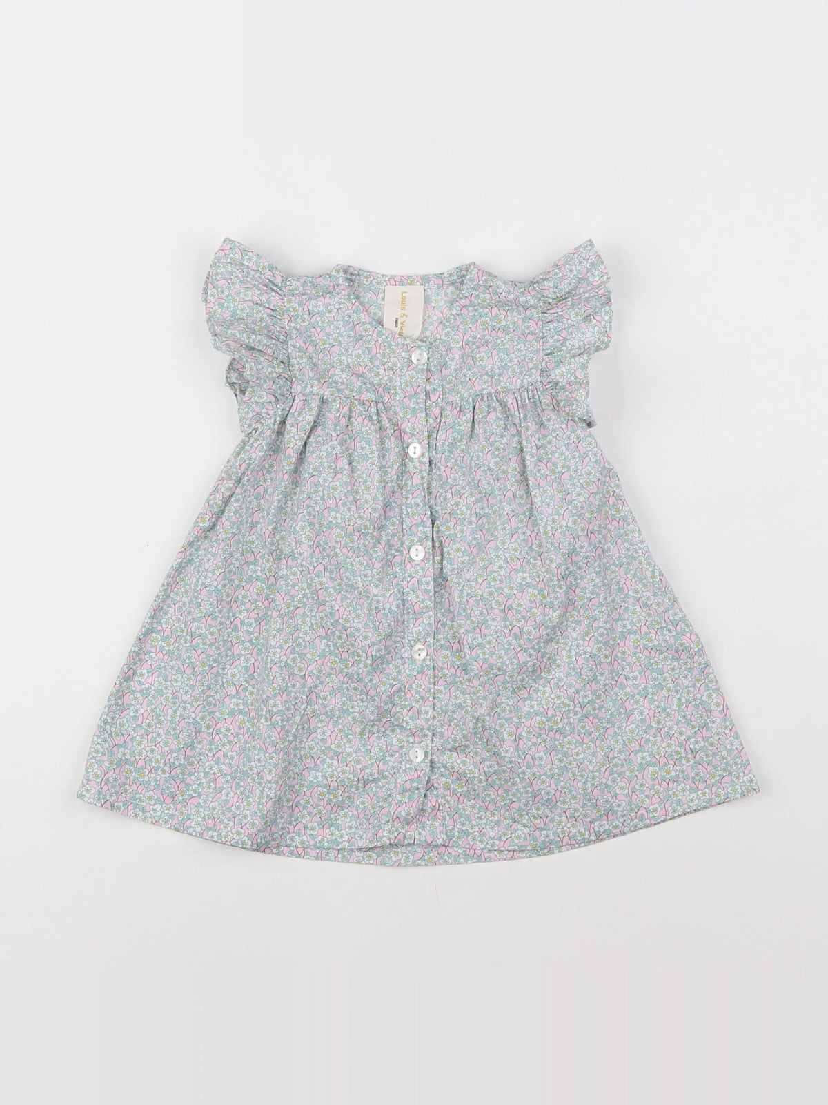 Louis et Victorie - robe multicolore - 6 mois