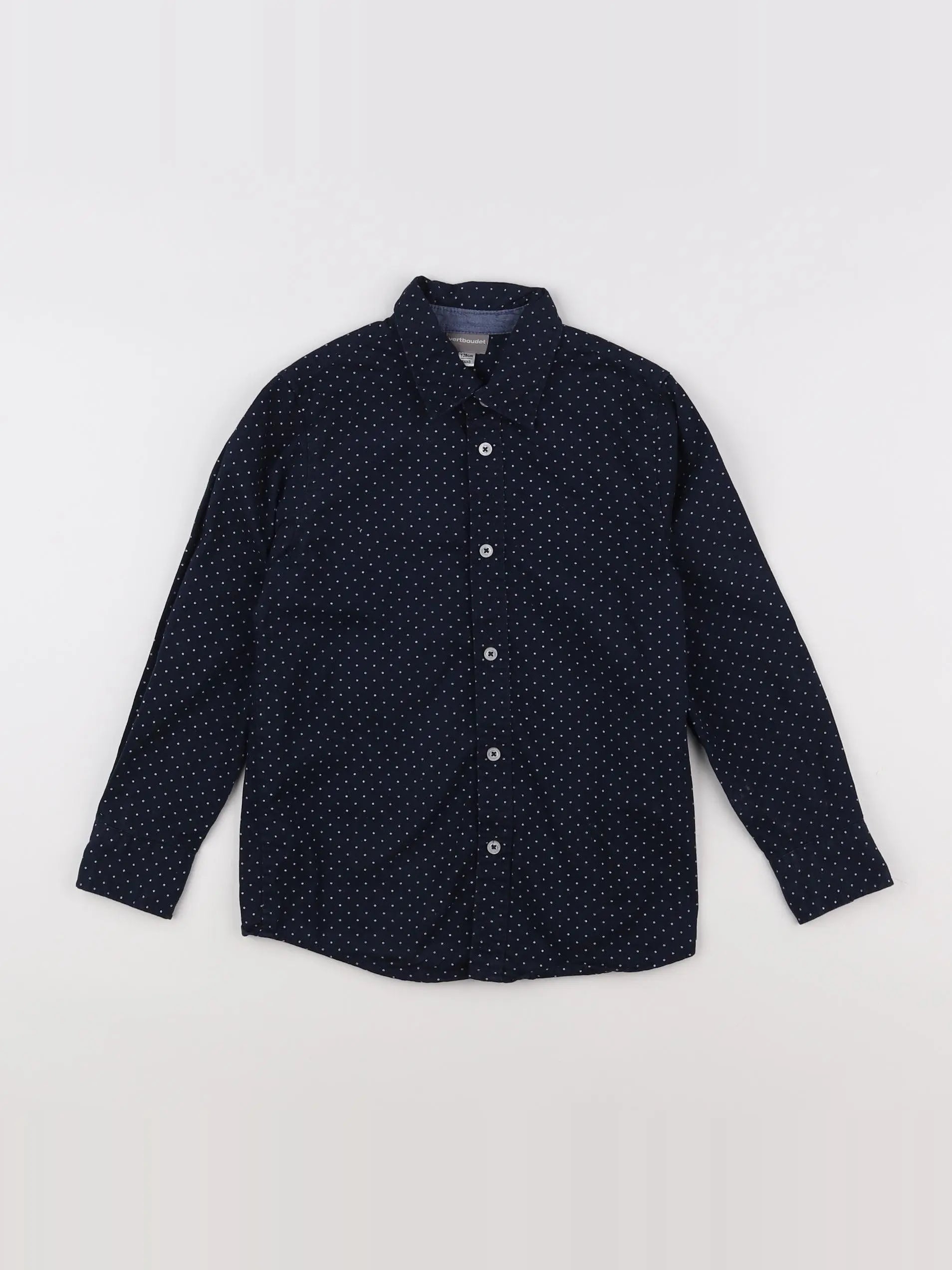 Vertbaudet - chemise bleu - 8 ans
