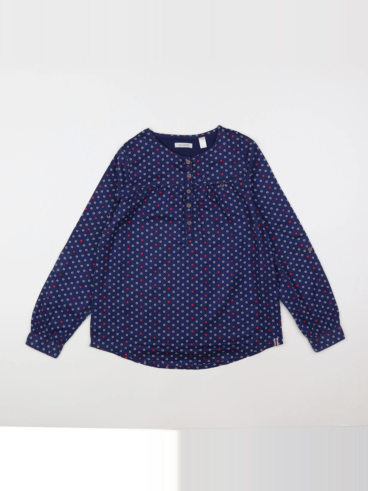 Okaidi - blouse bleu - 10 ans