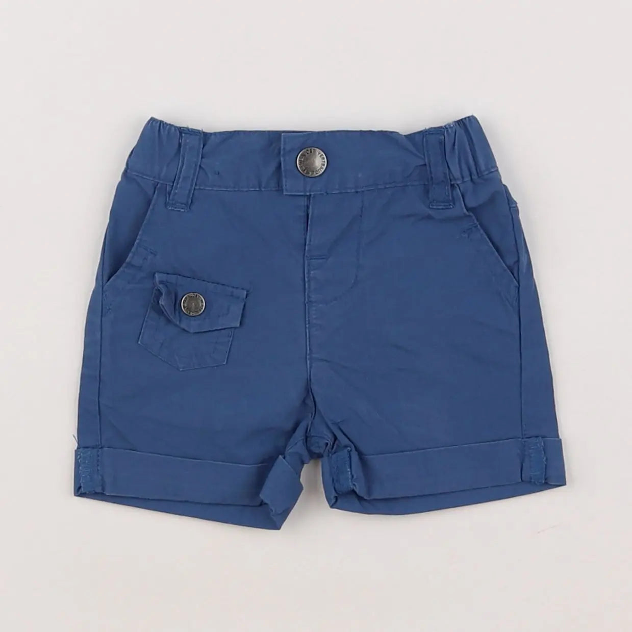Vertbaudet - short bleu - 3 mois