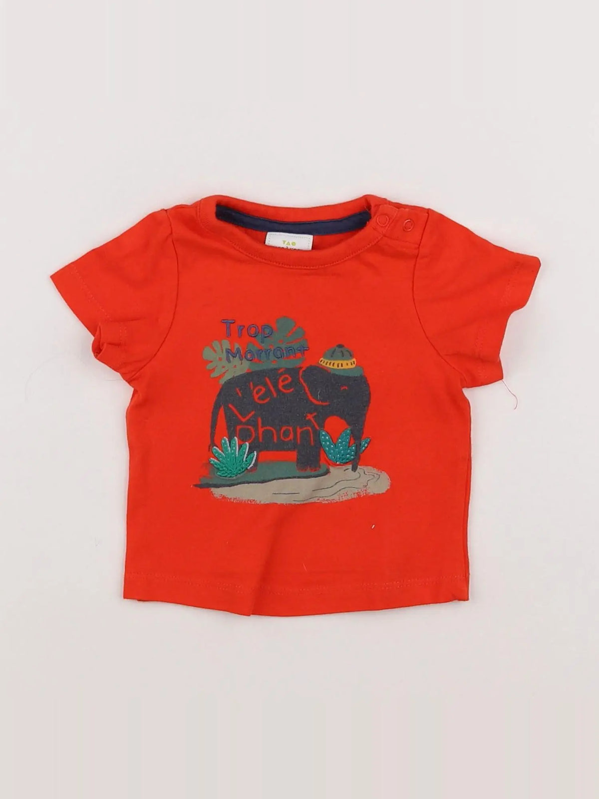 Tape à l'oeil - tee-shirt rouge - 3 mois