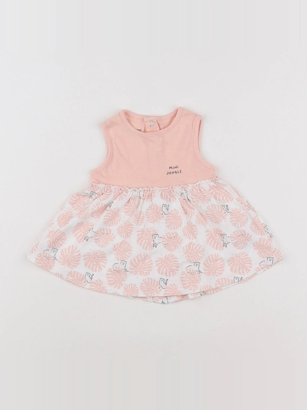 Vertbaudet - robe rose - 1 mois