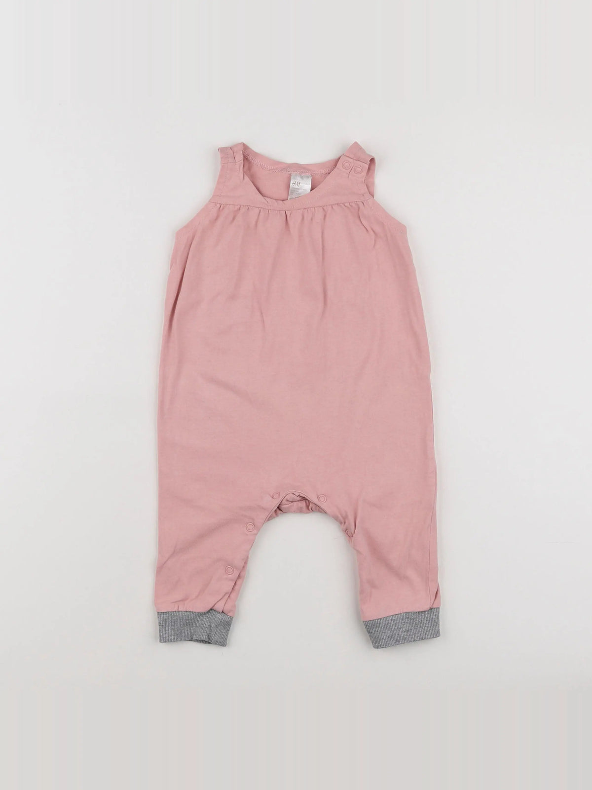 H&M - combinaison rose - 3/6 mois