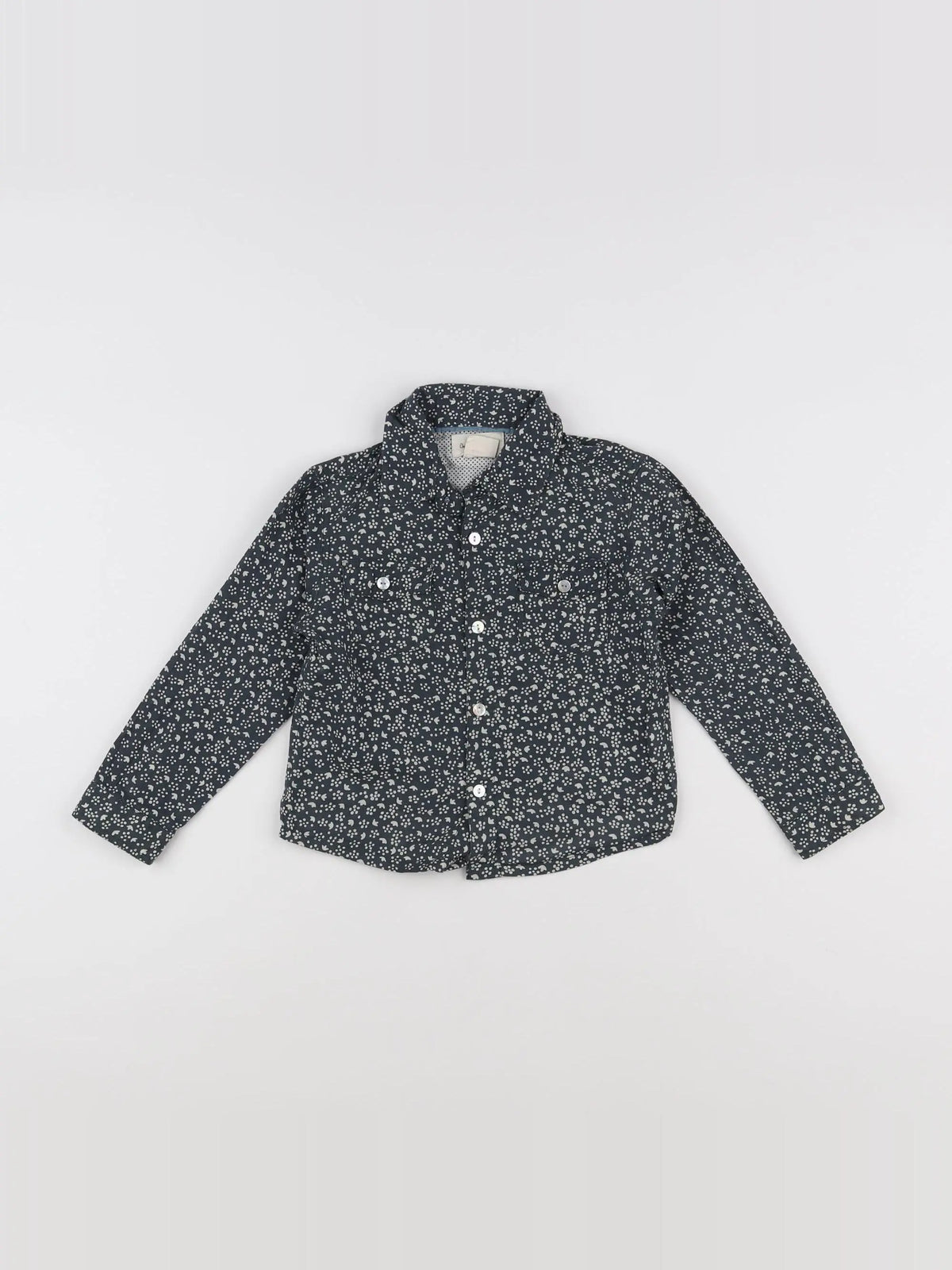 Arsène et les pipelettes - chemise gris - 3 ans