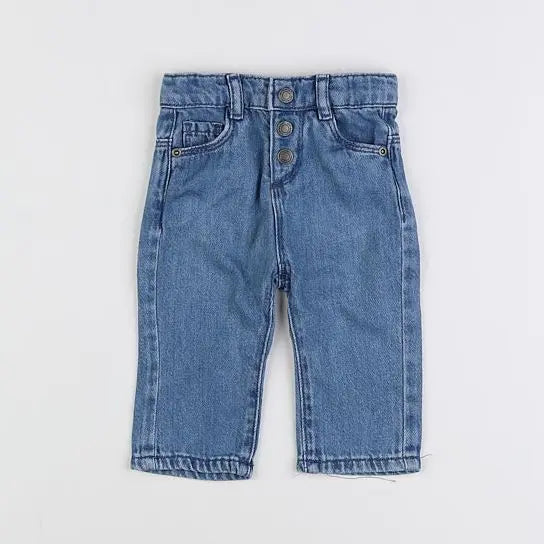 Vertbaudet - jean bleu - 3 mois