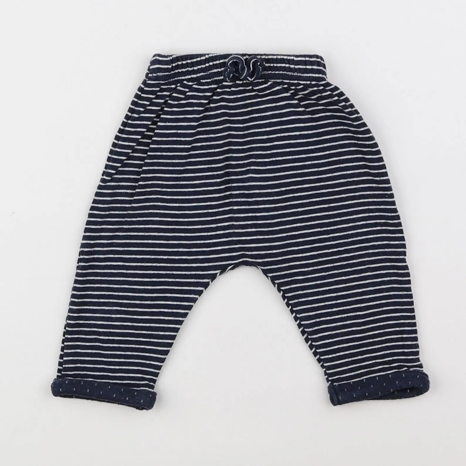 Vertbaudet - sarouel bleu - 3 mois