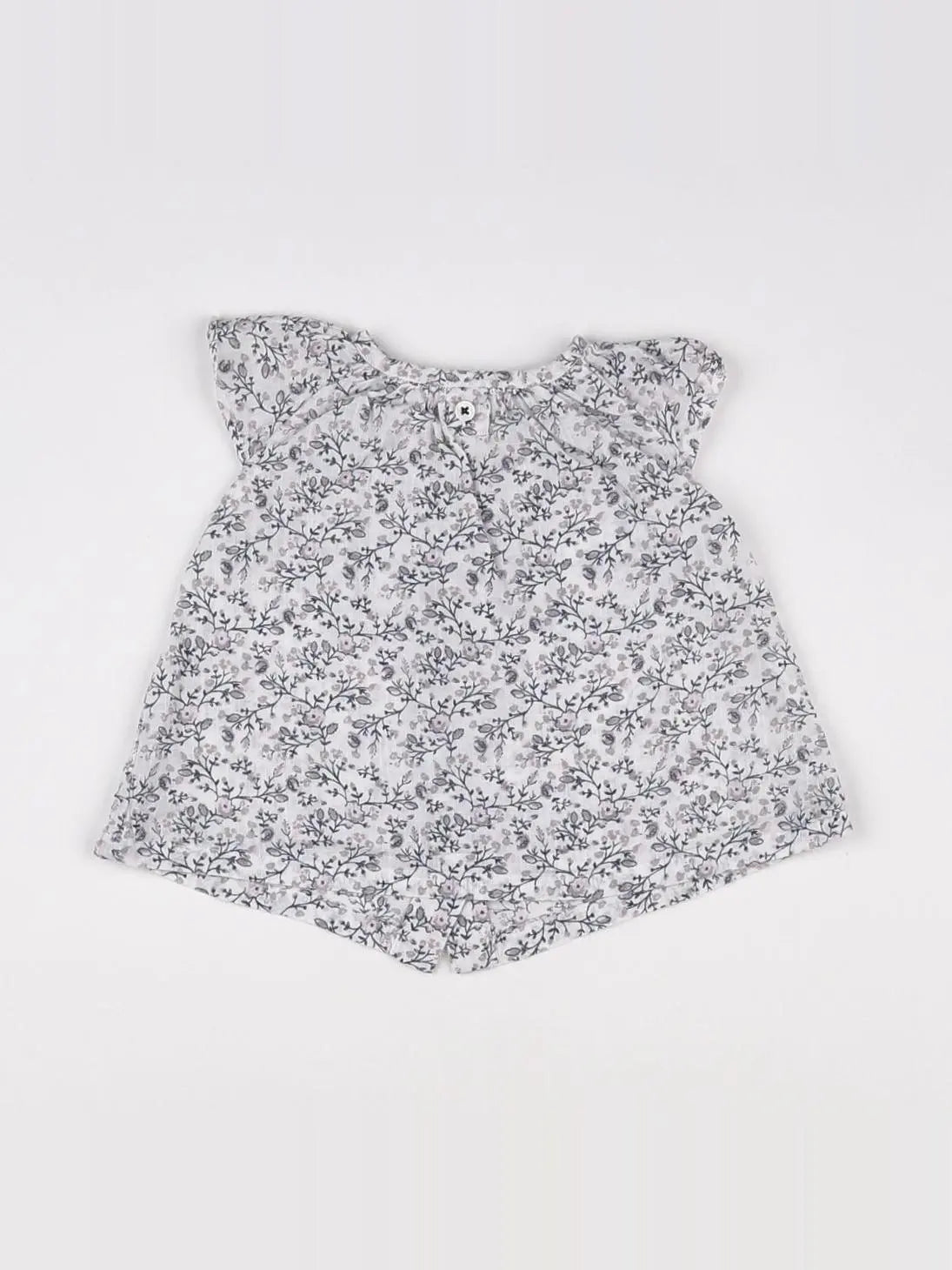 Boutchou - blouse blanc - 3 mois