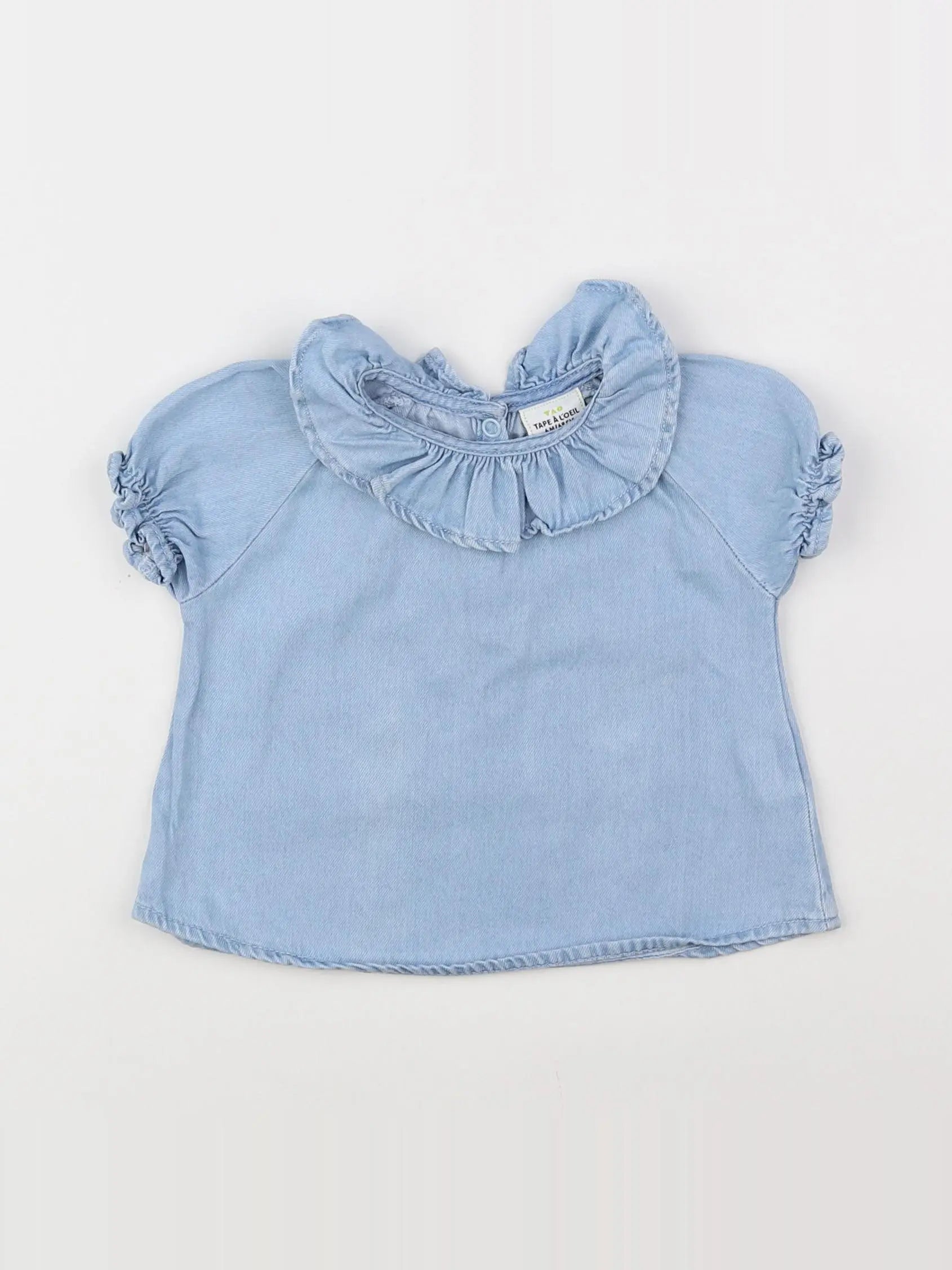 Tape à l'oeil - blouse bleu - 6 mois