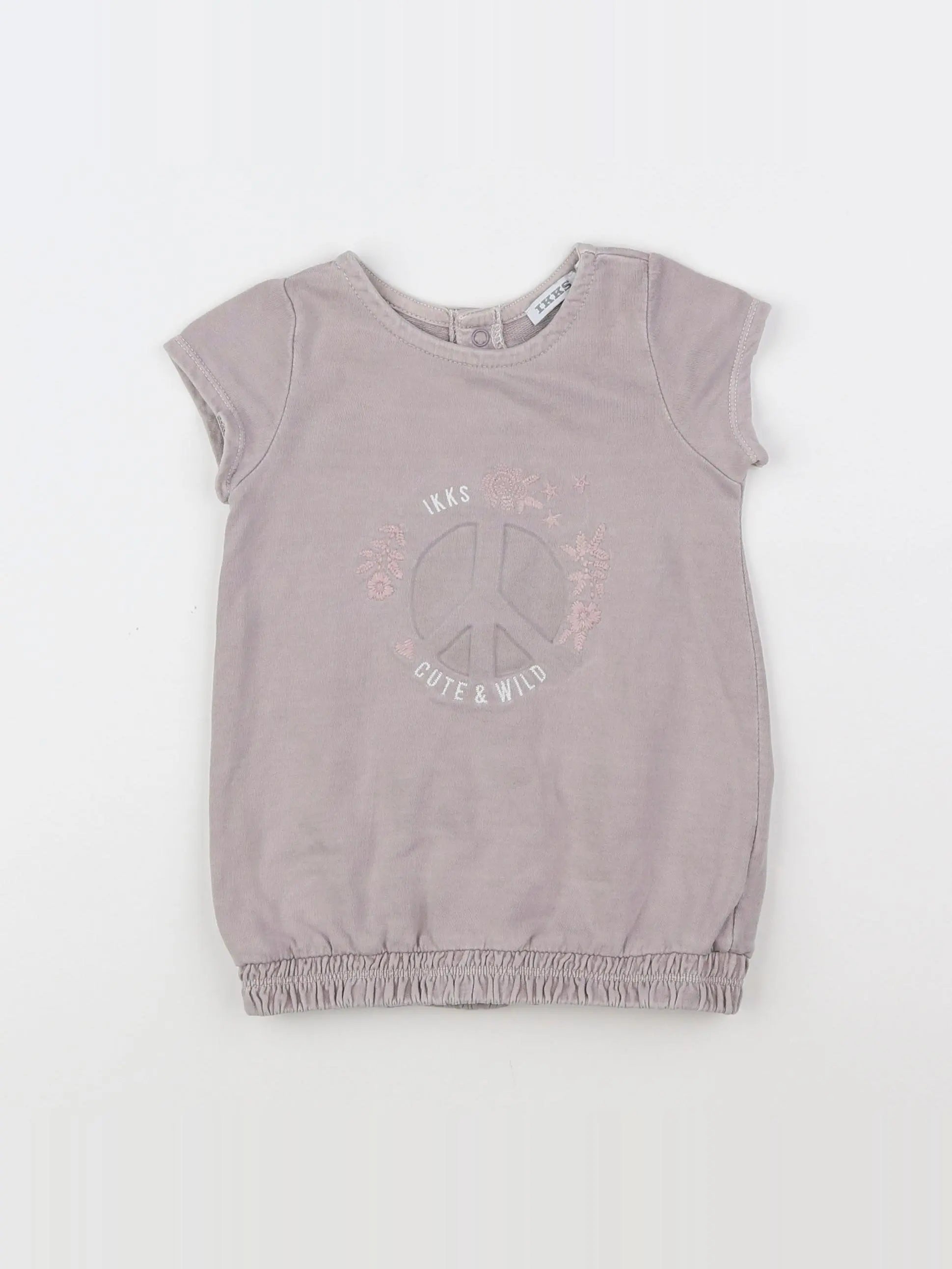 IKKS - robe gris - 6 mois