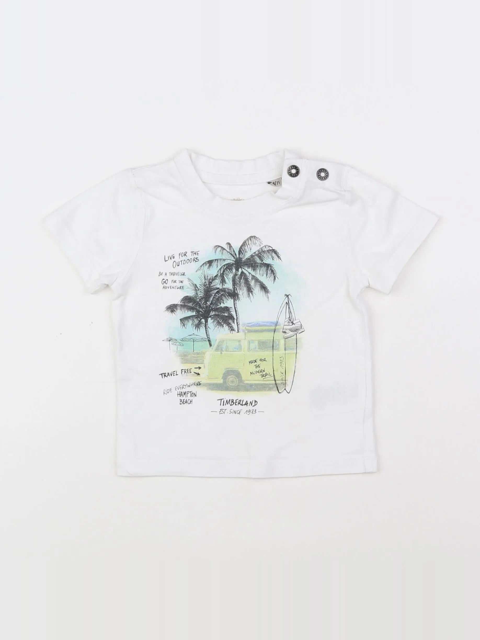 Timberland - tee-shirt blanc - 6 mois