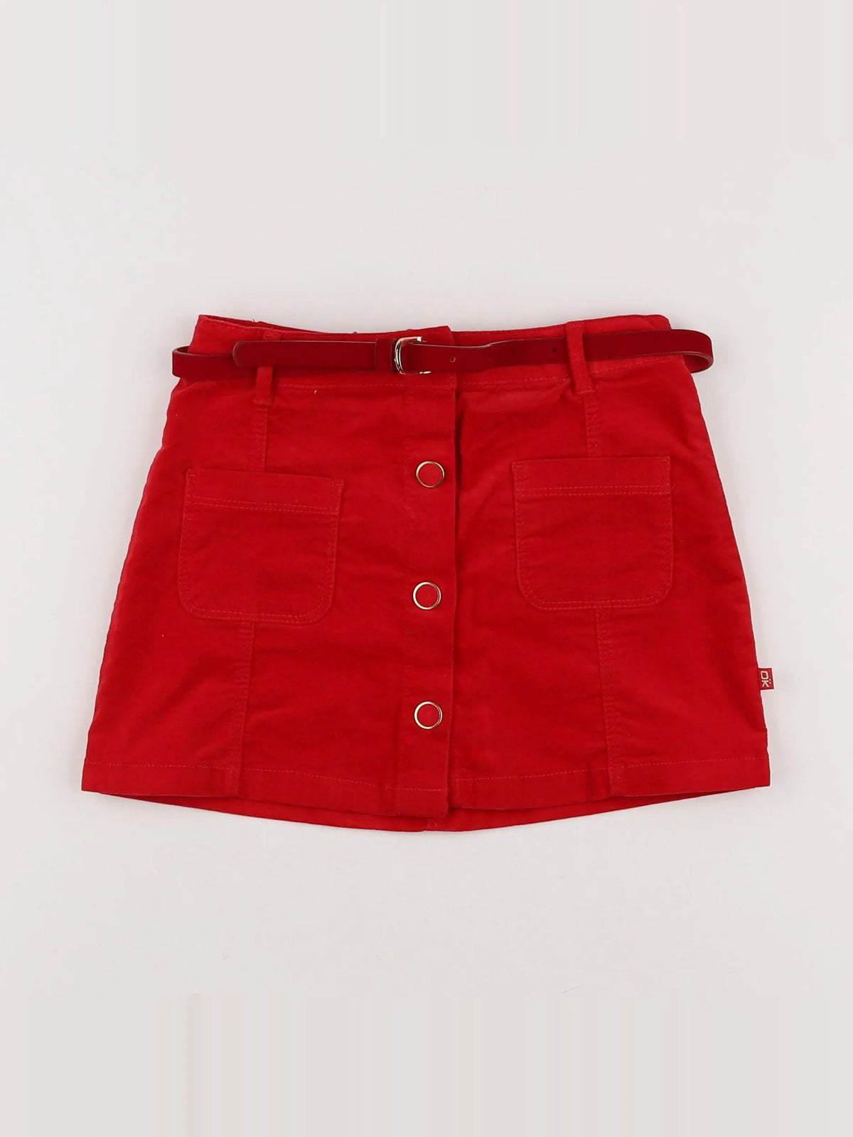 Okaidi - jupe rouge - 5 ans