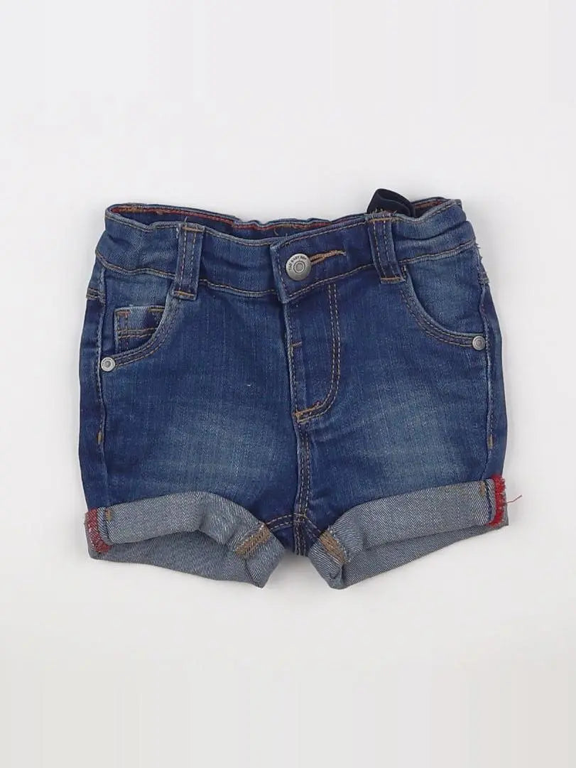 Tape à l'oeil - short bleu - 6 mois