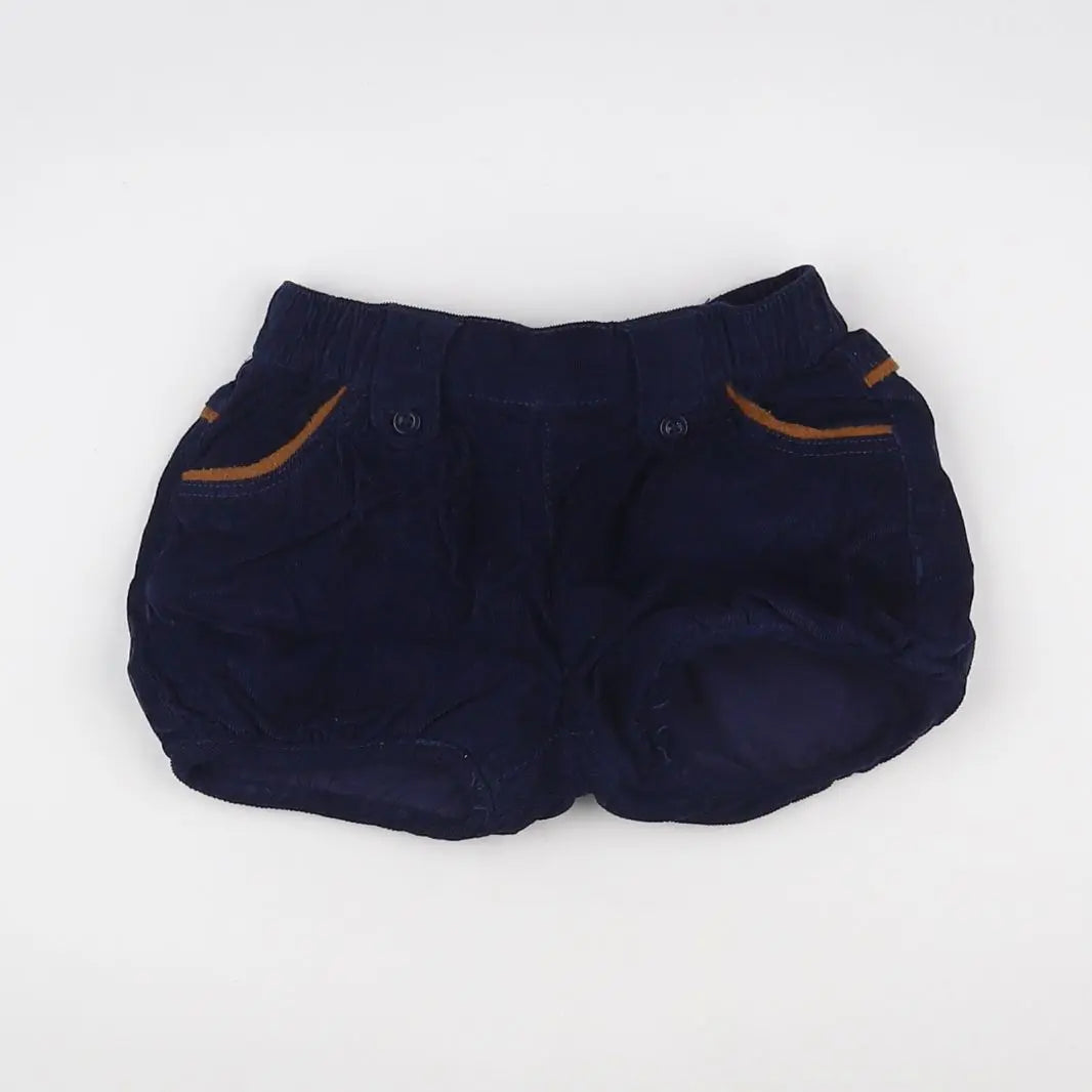 Vertbaudet - short bleu - 18 mois