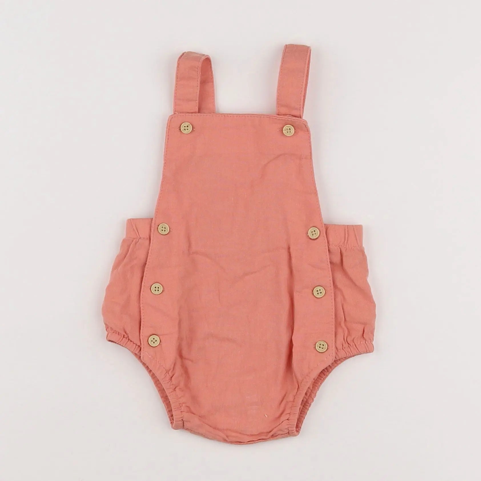 Vertbaudet - salopette rose - 3 mois