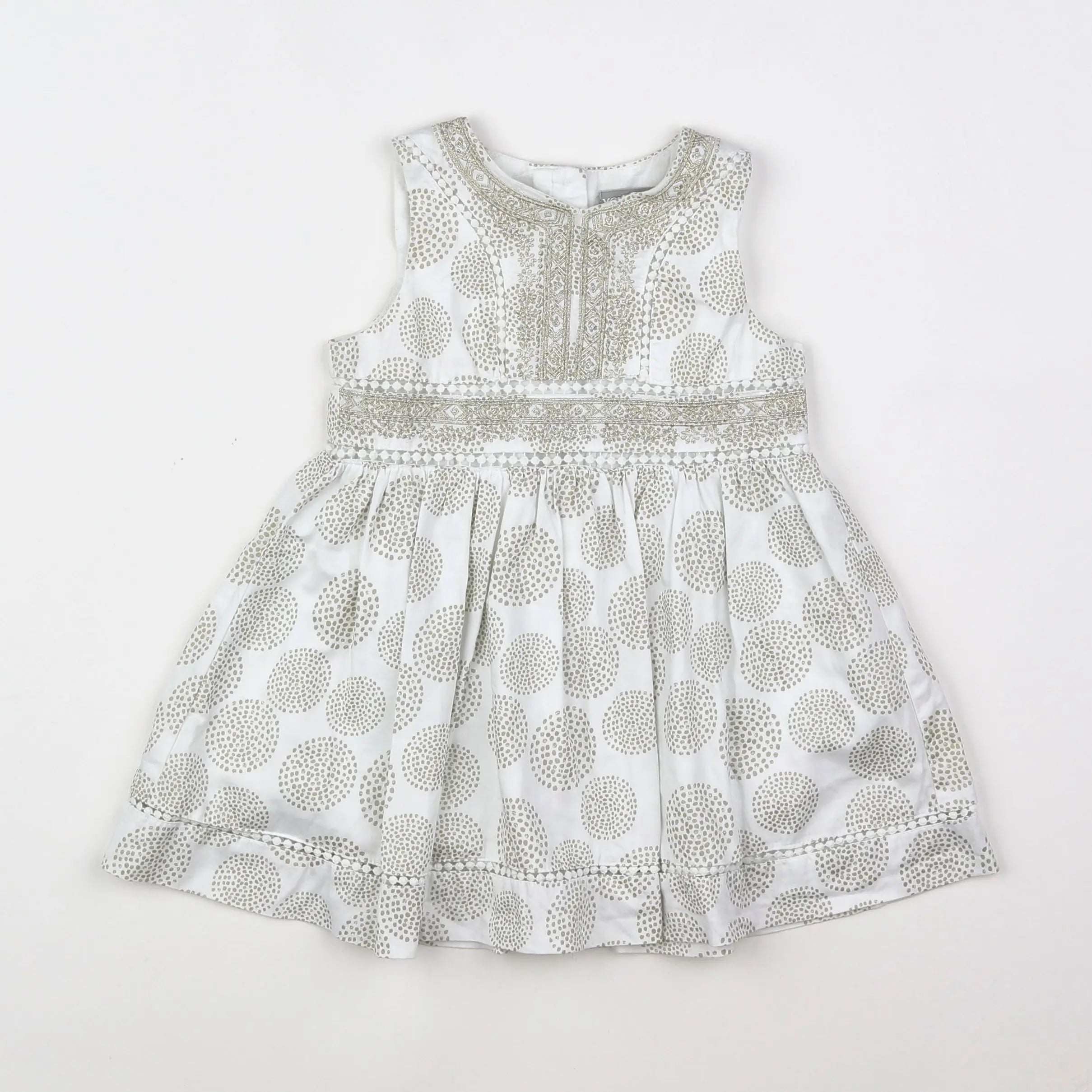 Vertbaudet - robe blanc - 2 ans