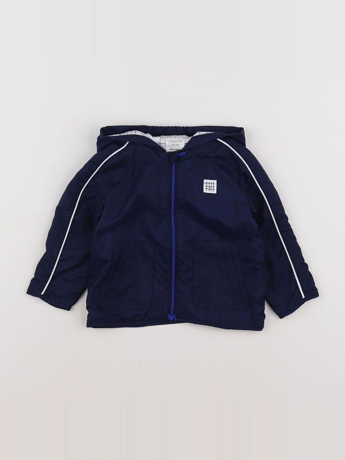 Carrément Beau - imperméable bleu - 12 mois