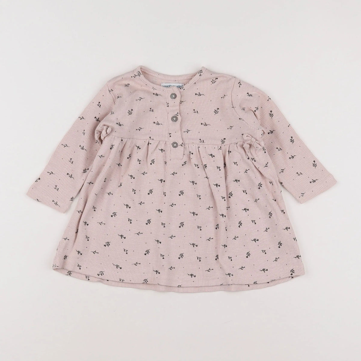 Vertbaudet - robe rose - 12 mois